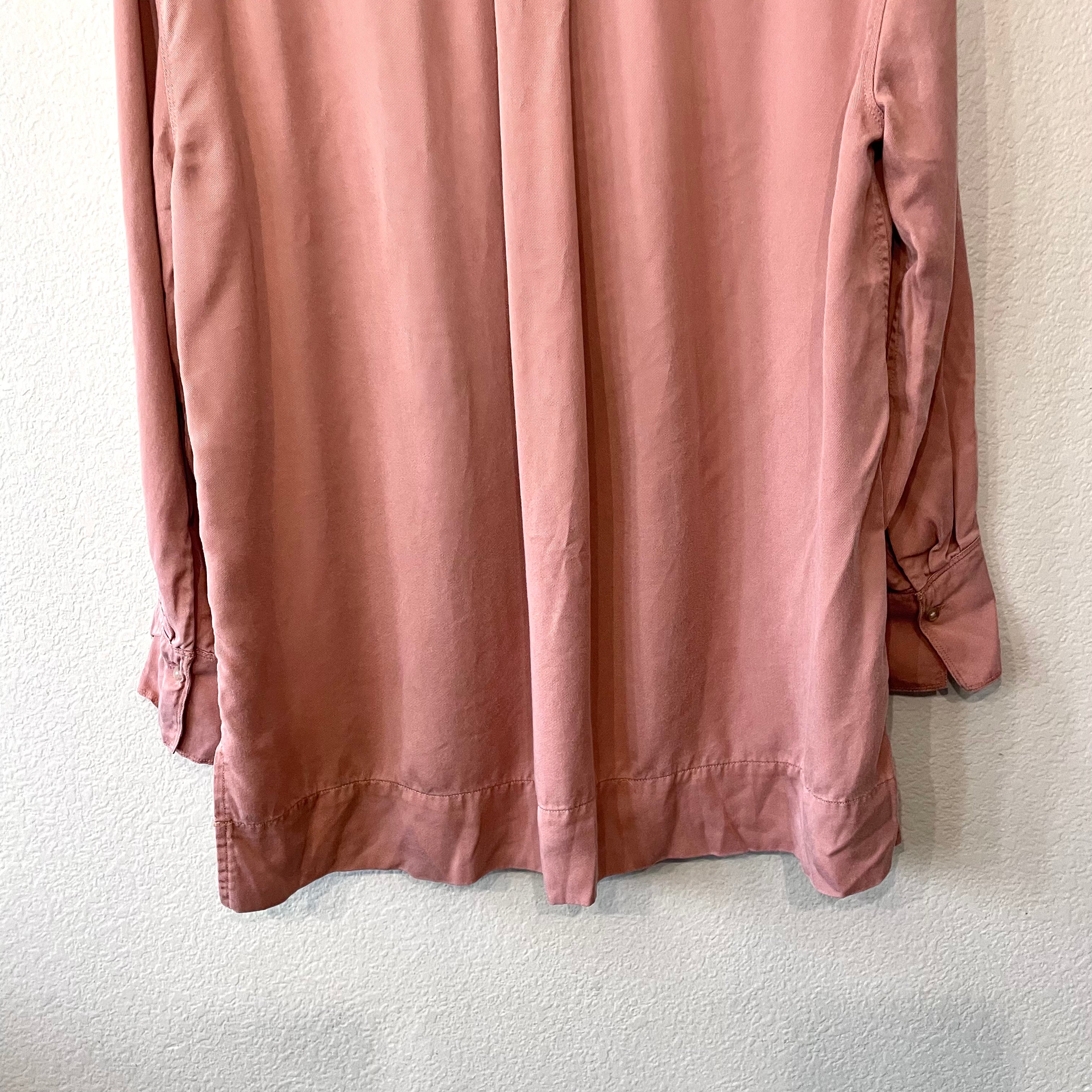 Long Sleeve V-Neck Blouse