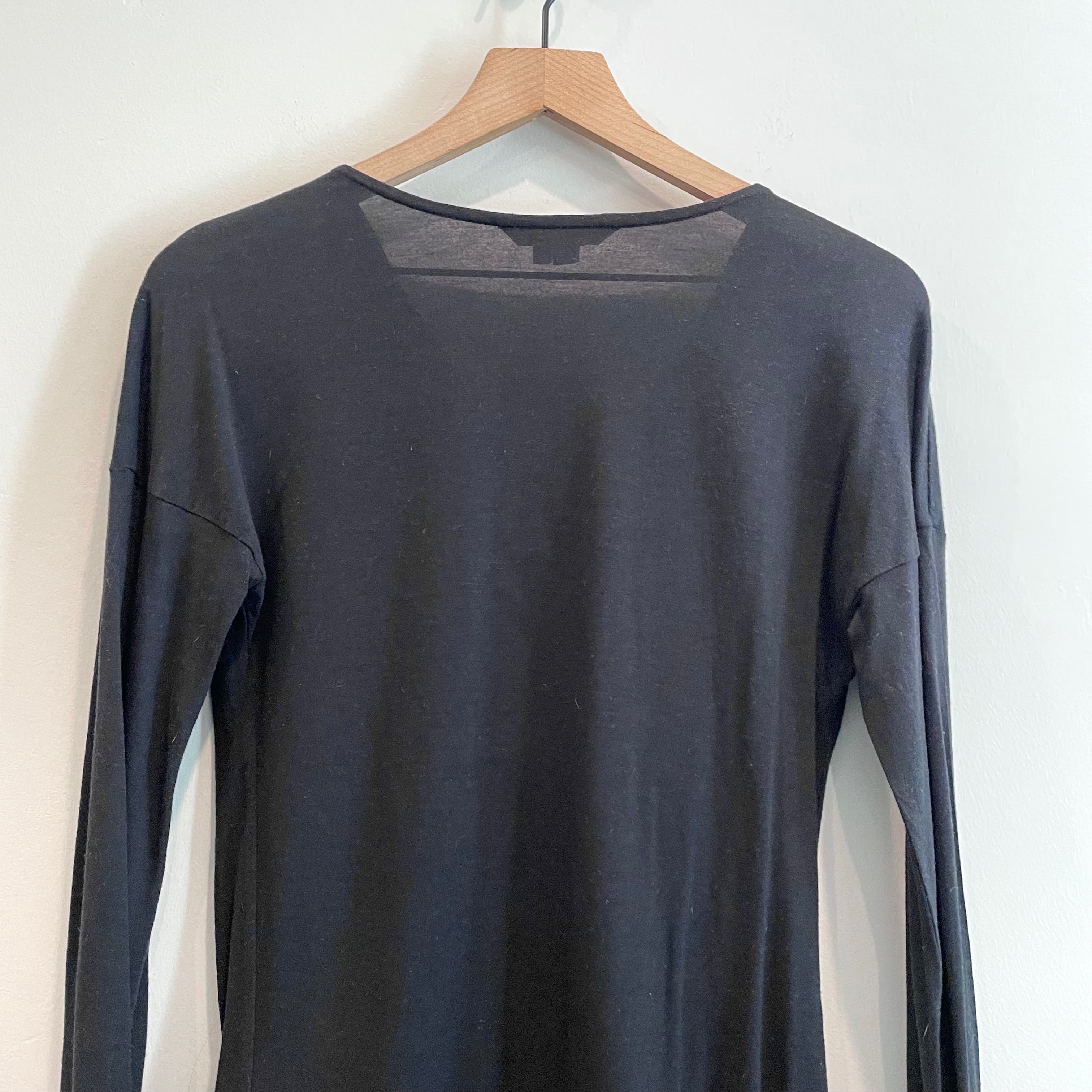 Draped Long Sleeve Top