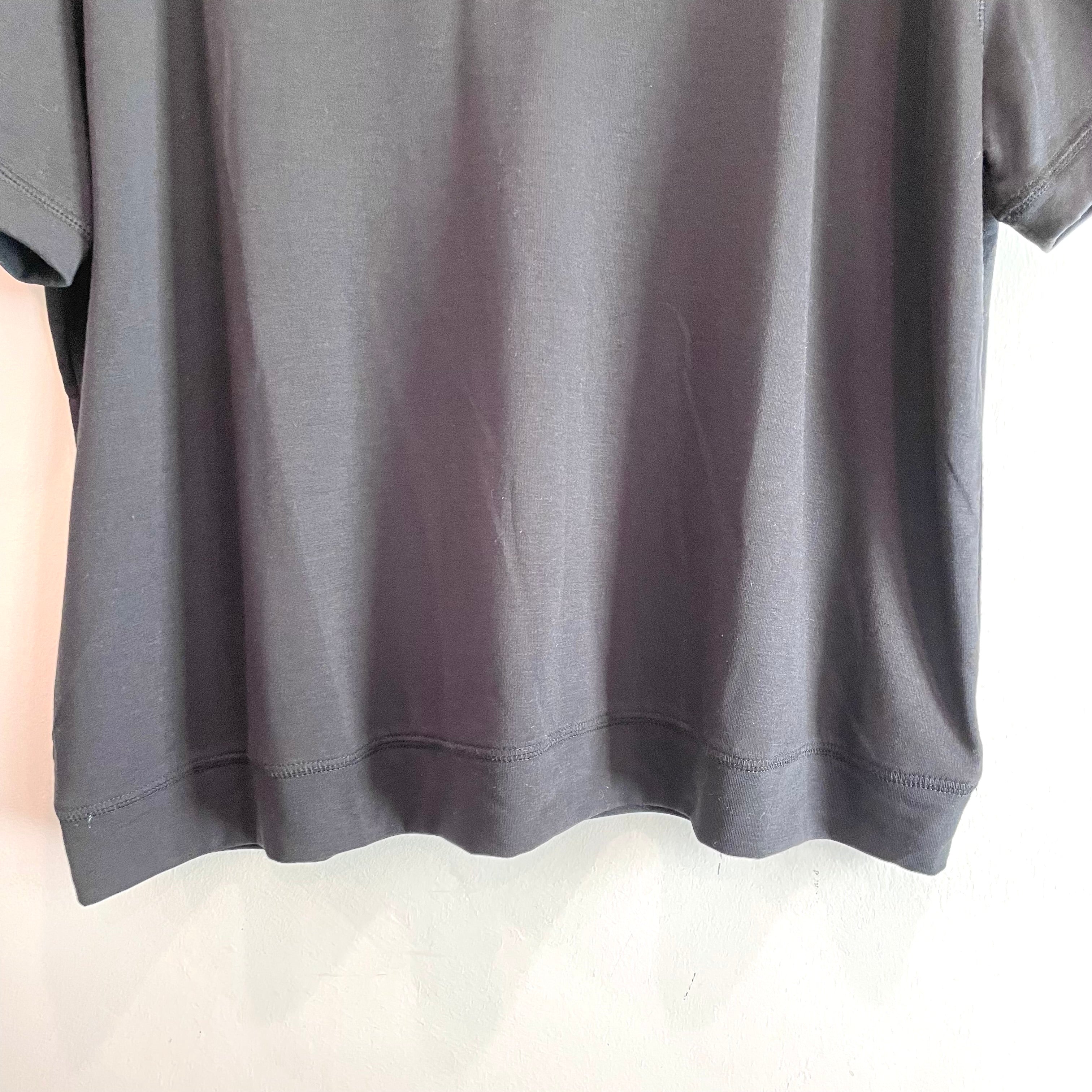 V-Neck Soft Terry Lounge Top