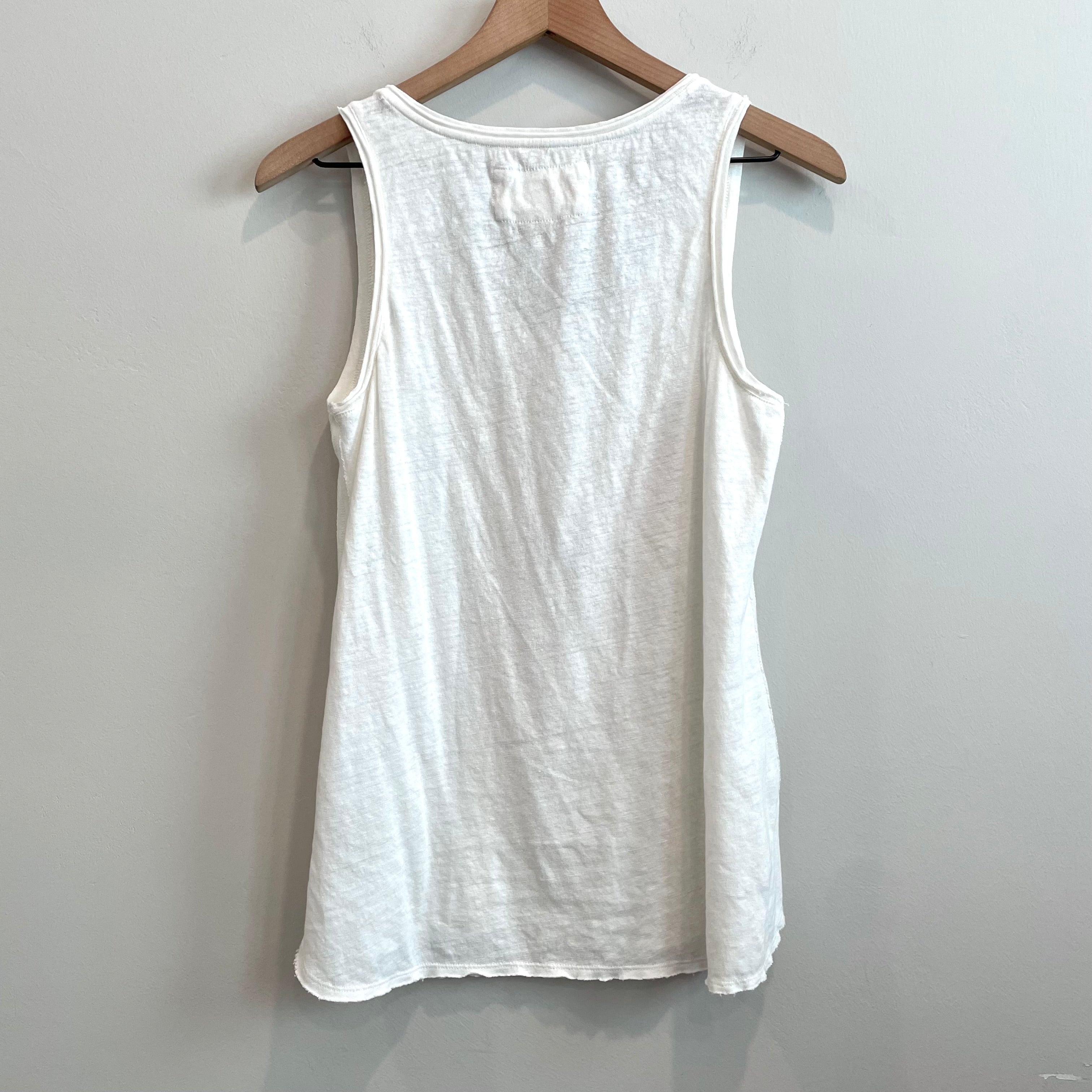 Cotton Linen Blend Tank Top