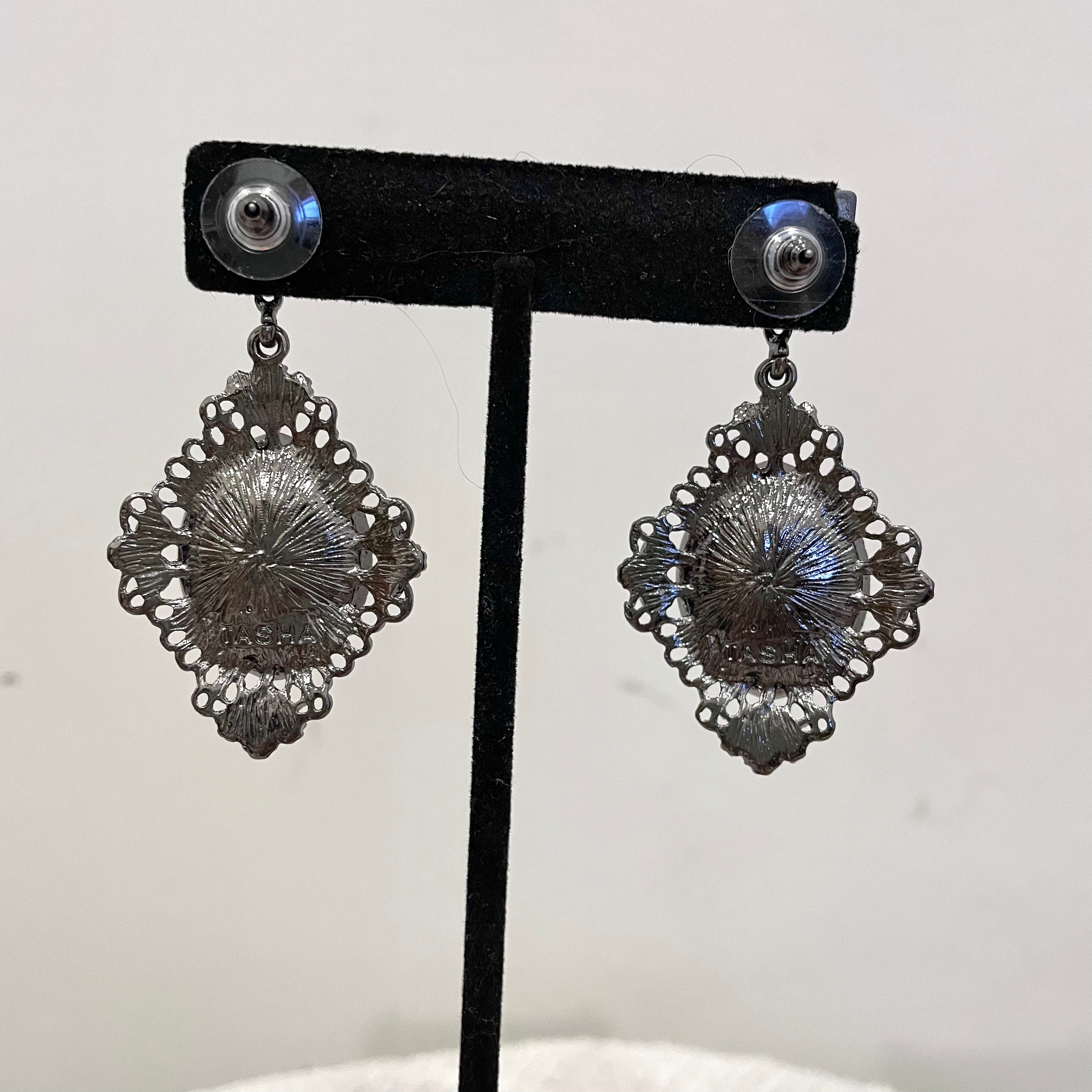 Large Crystal Earrings