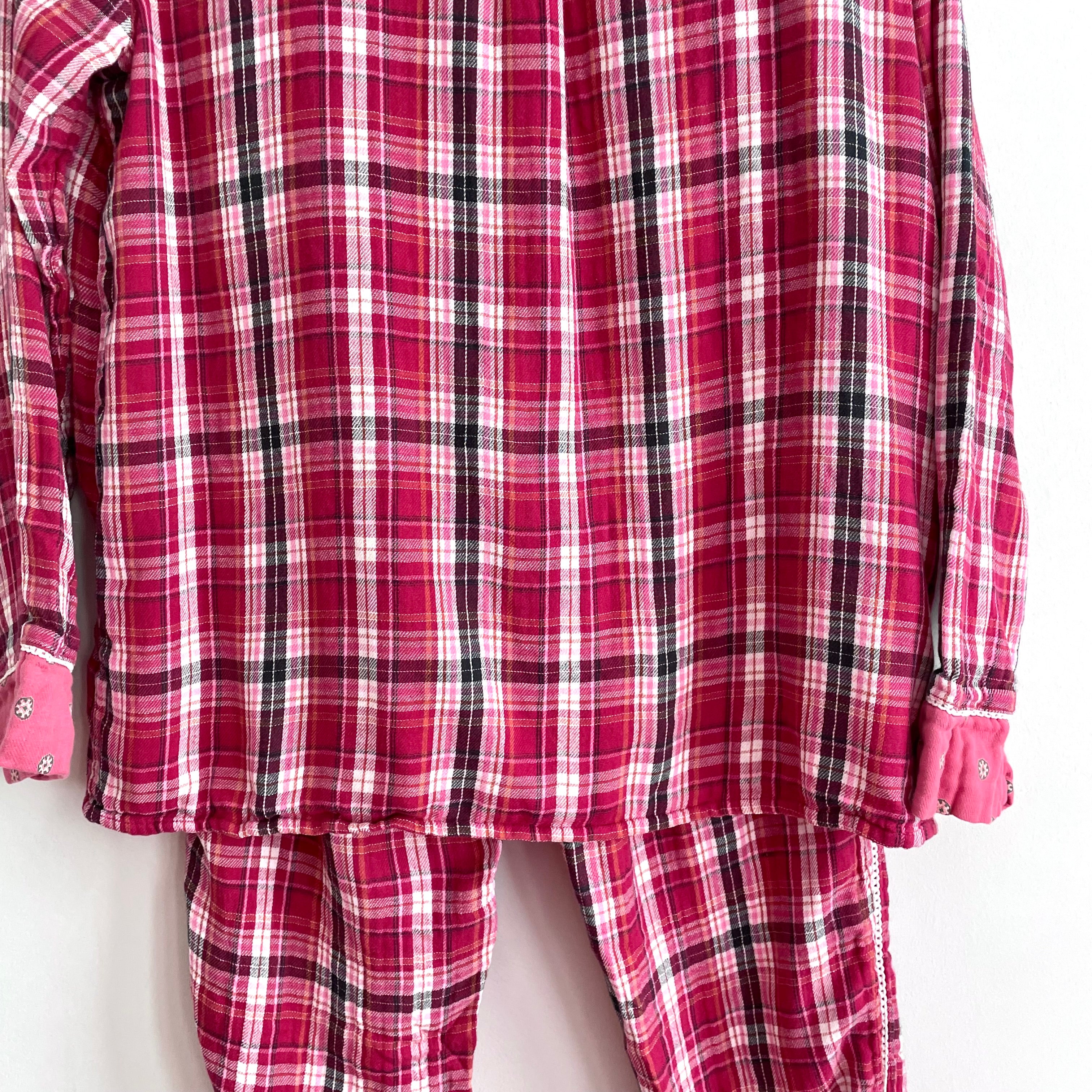 Plaid Flannel Pajama Set