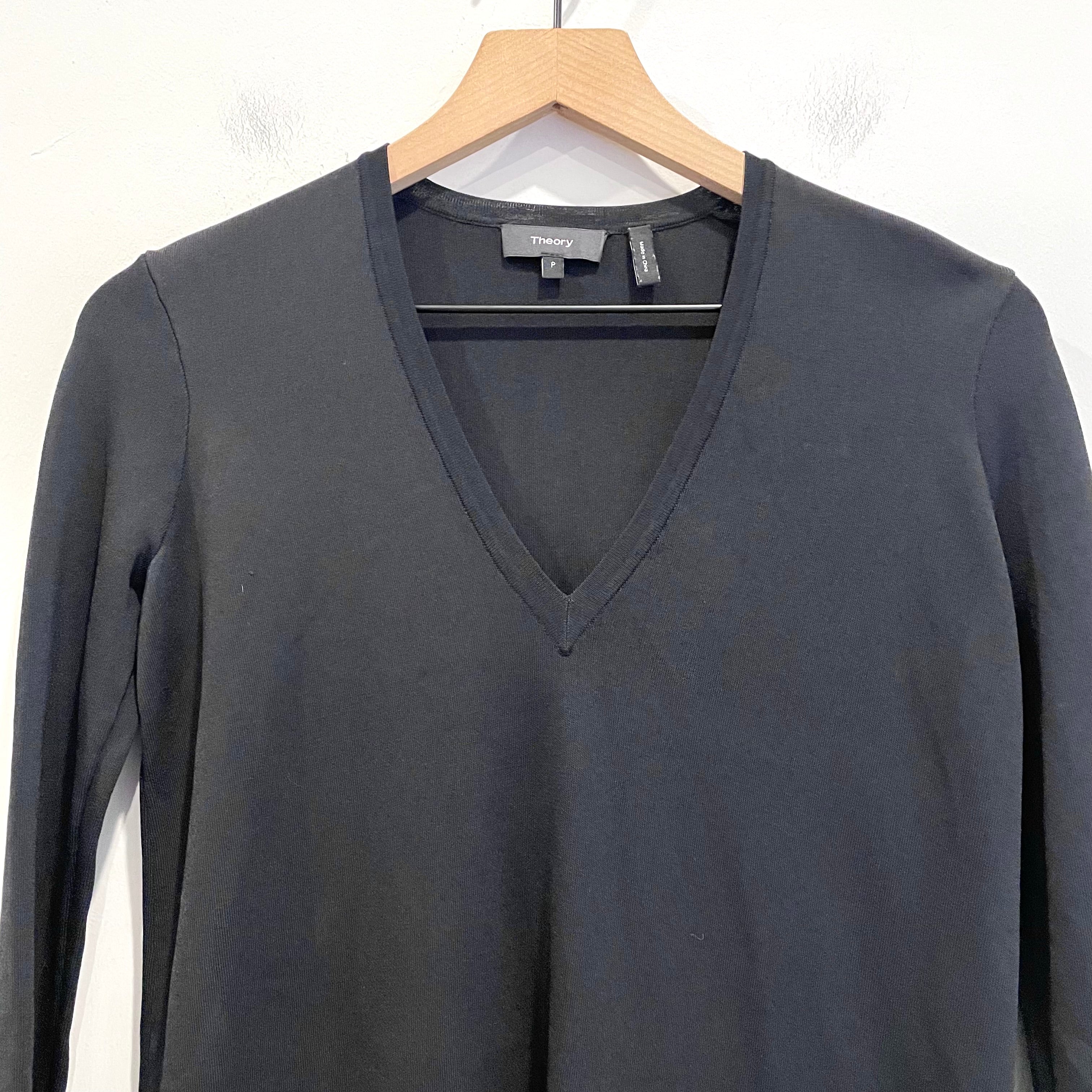 V-Neck Stretch Sweater