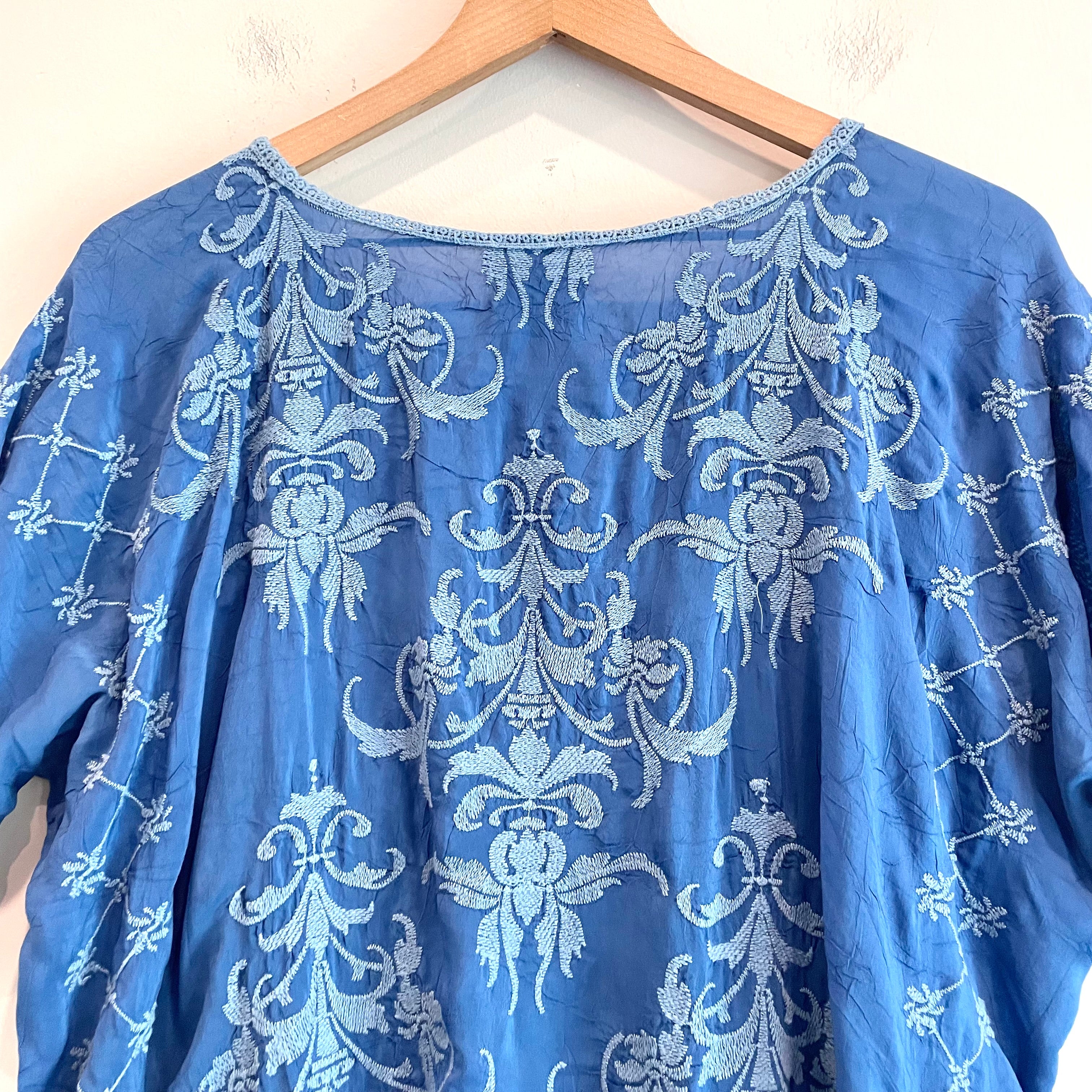 Filigree Embroidered Top