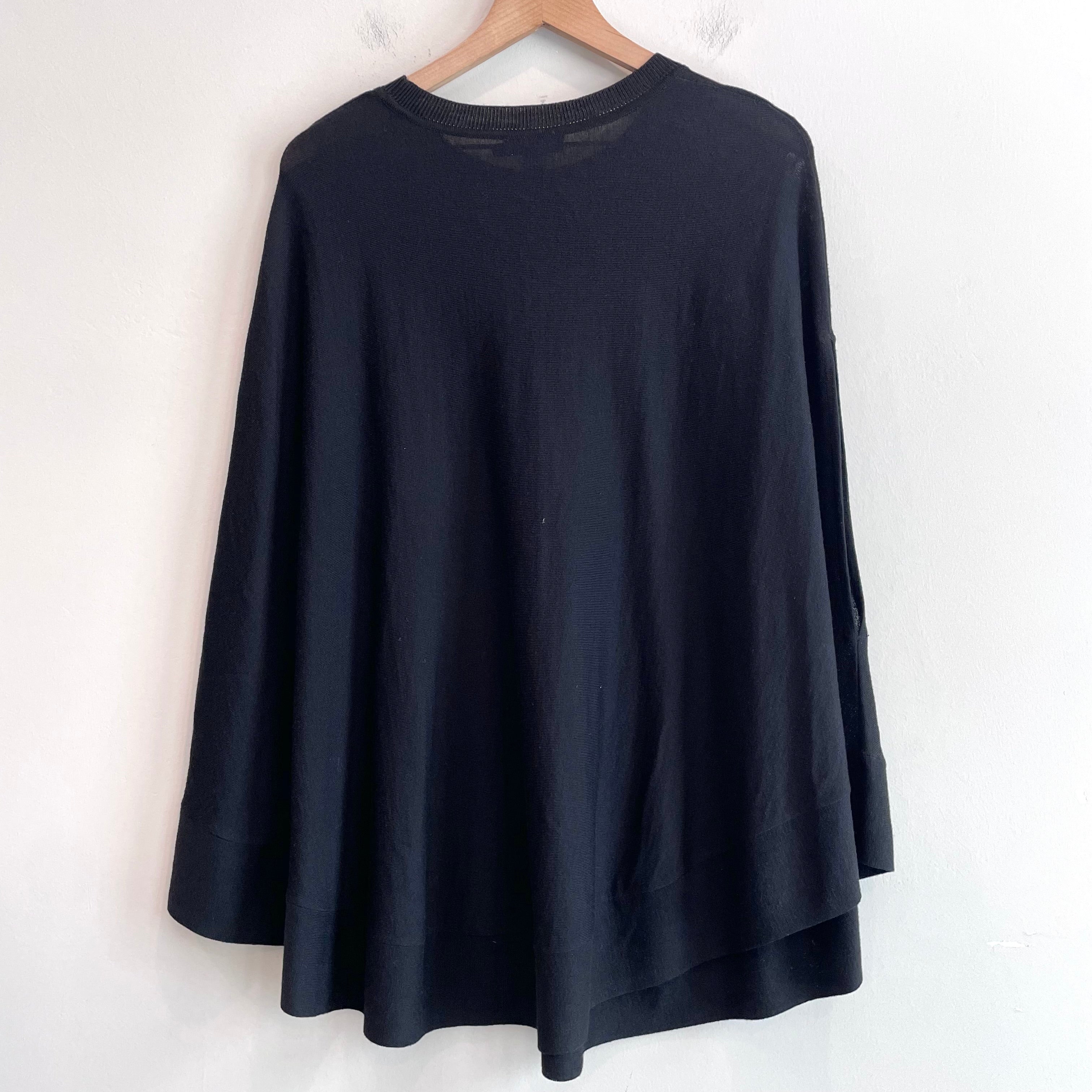 Merino Wool Cape Sweater