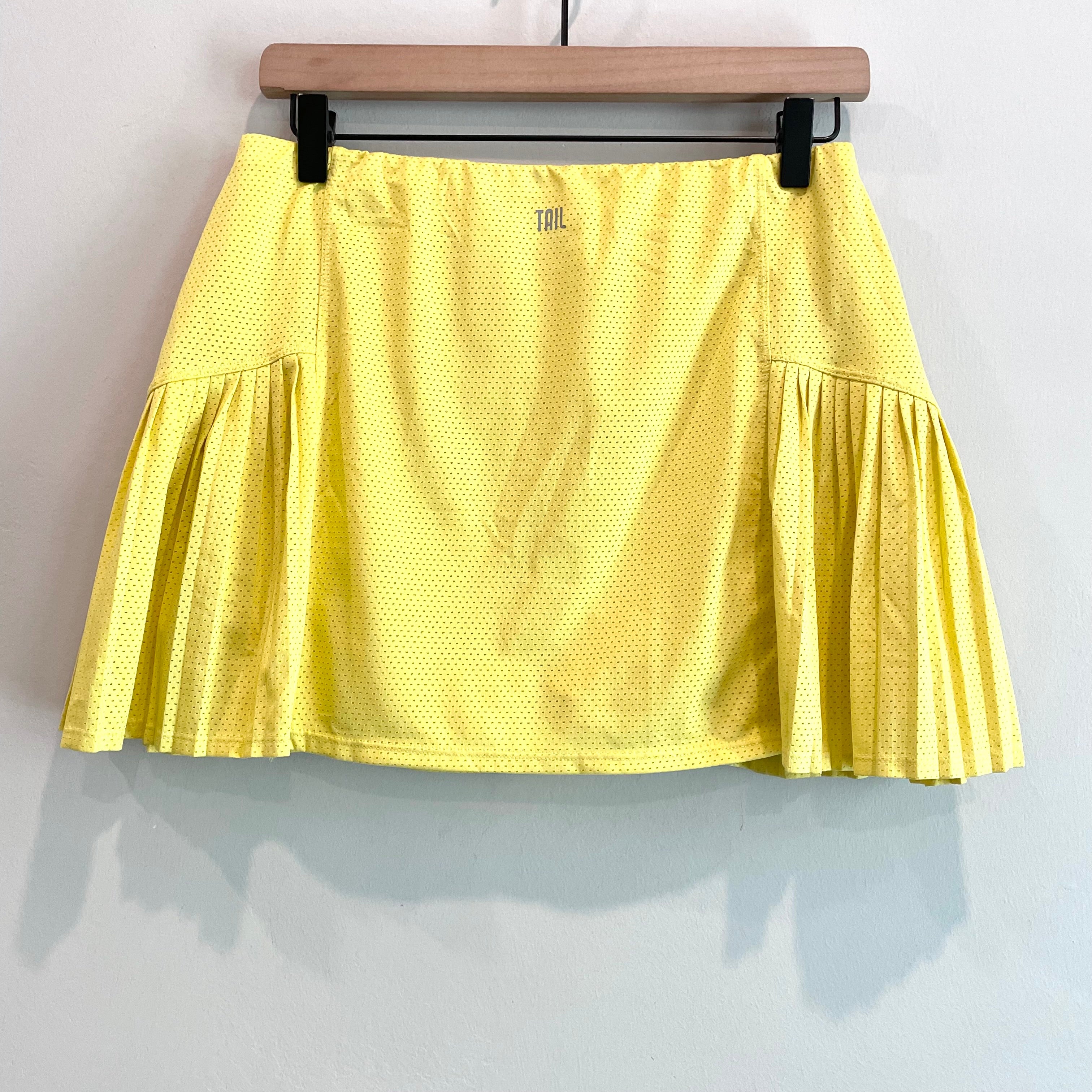 Mesh Pleated Skort