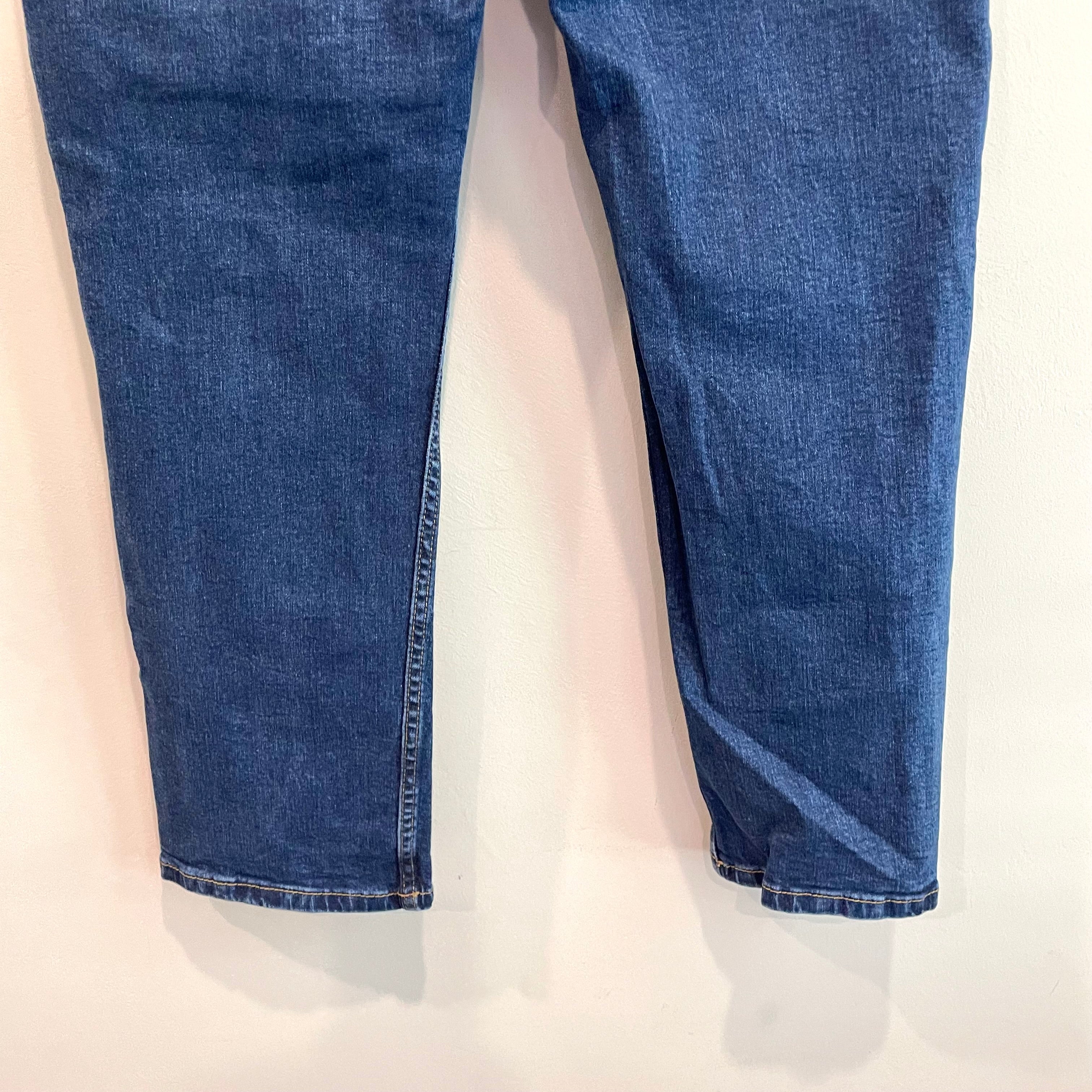 High Rise Slim Leg Jeans