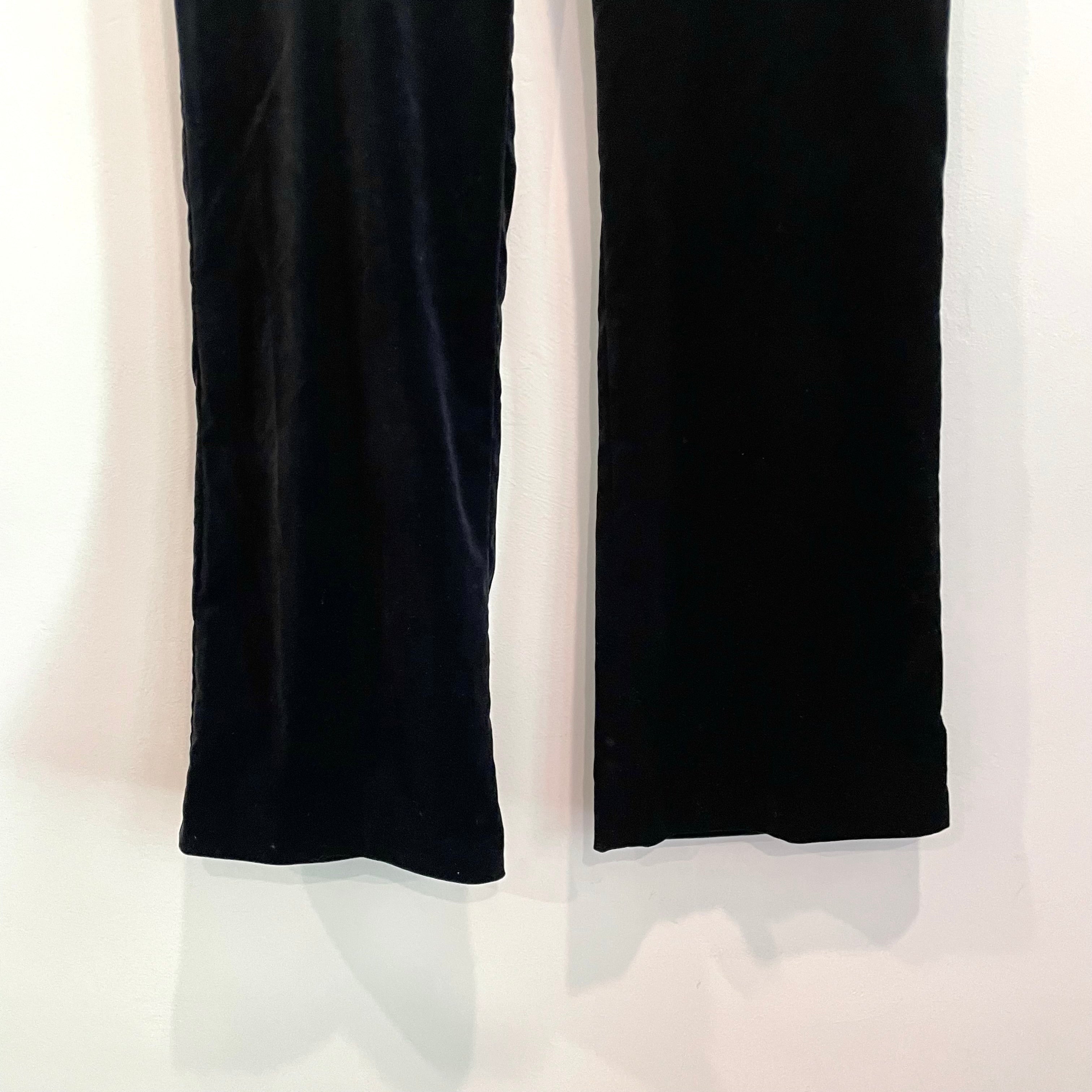 Velvet Bootcut Dress Pants