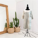 Striped Linen Dress-1