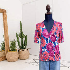 Floral Button Down Cardigan