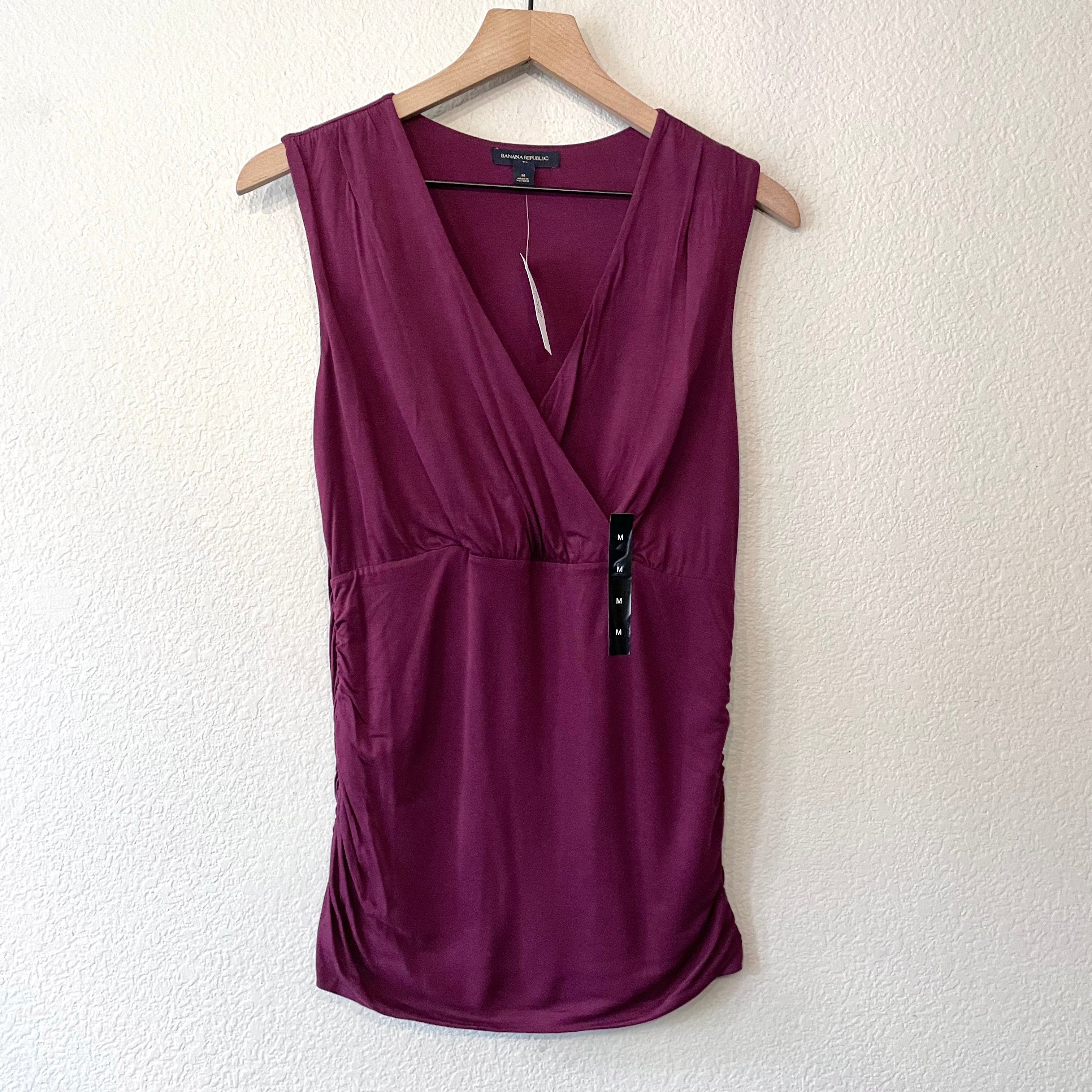 Sleeveless Ruched Side Top