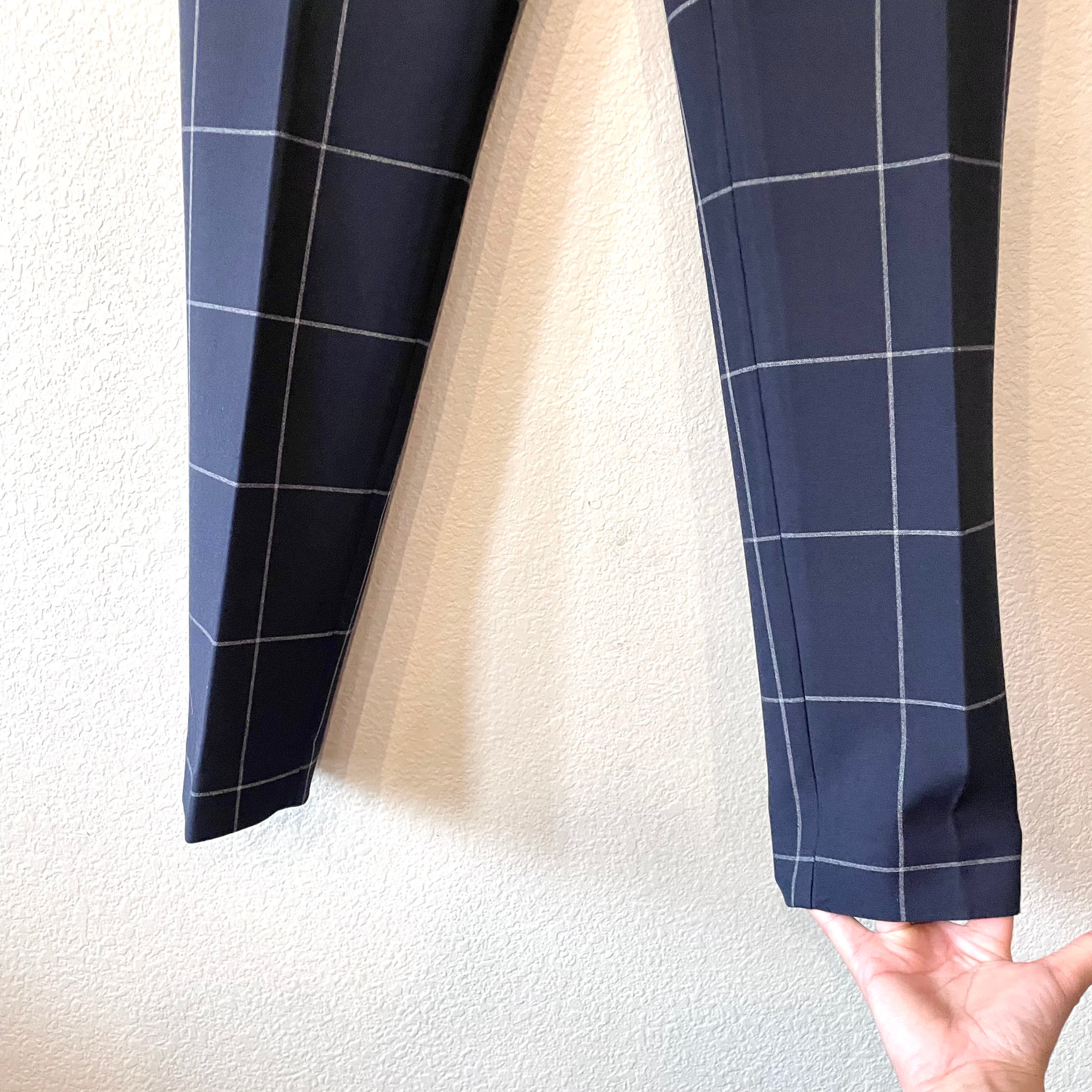 Windowpane Dress Pants