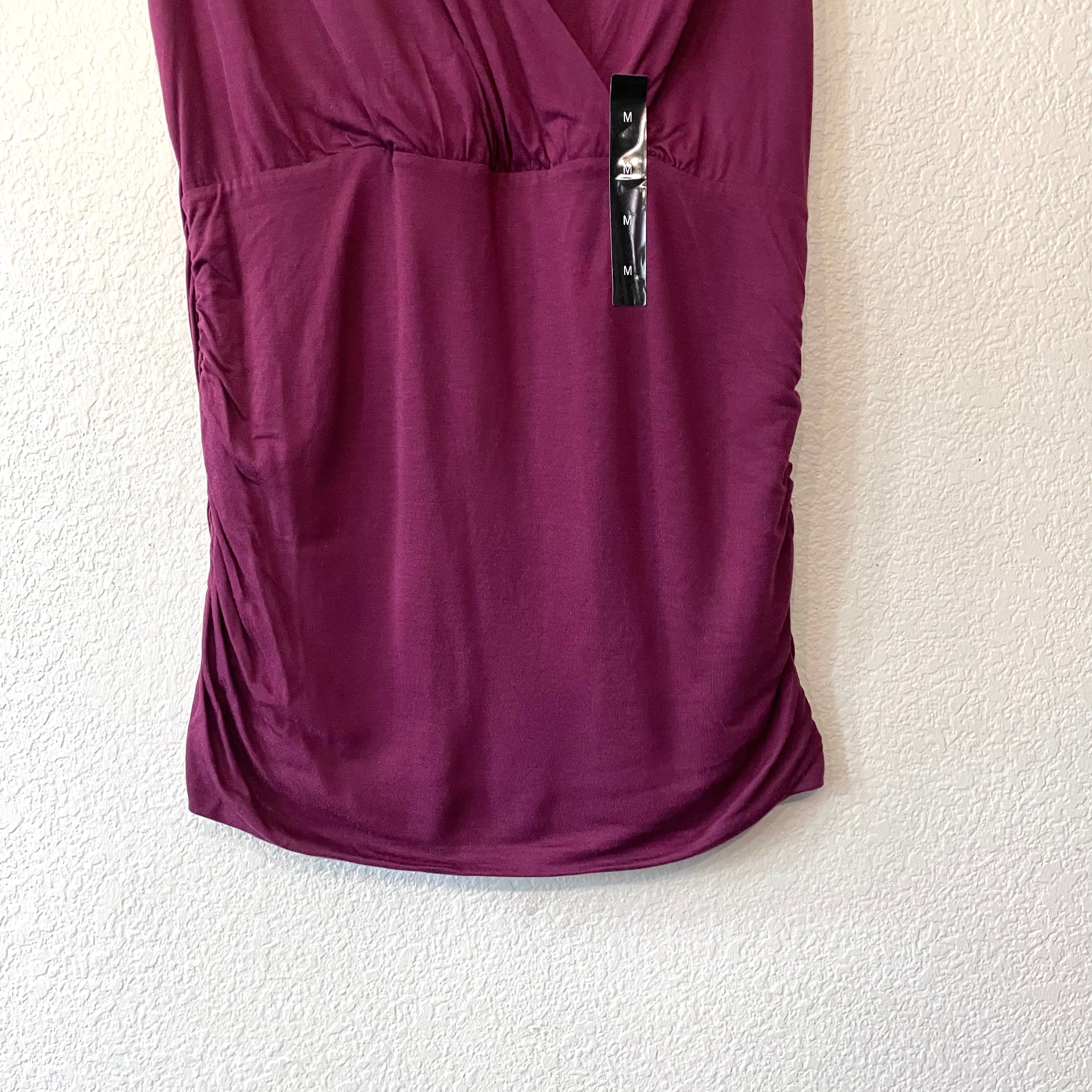 Sleeveless Ruched Side Top