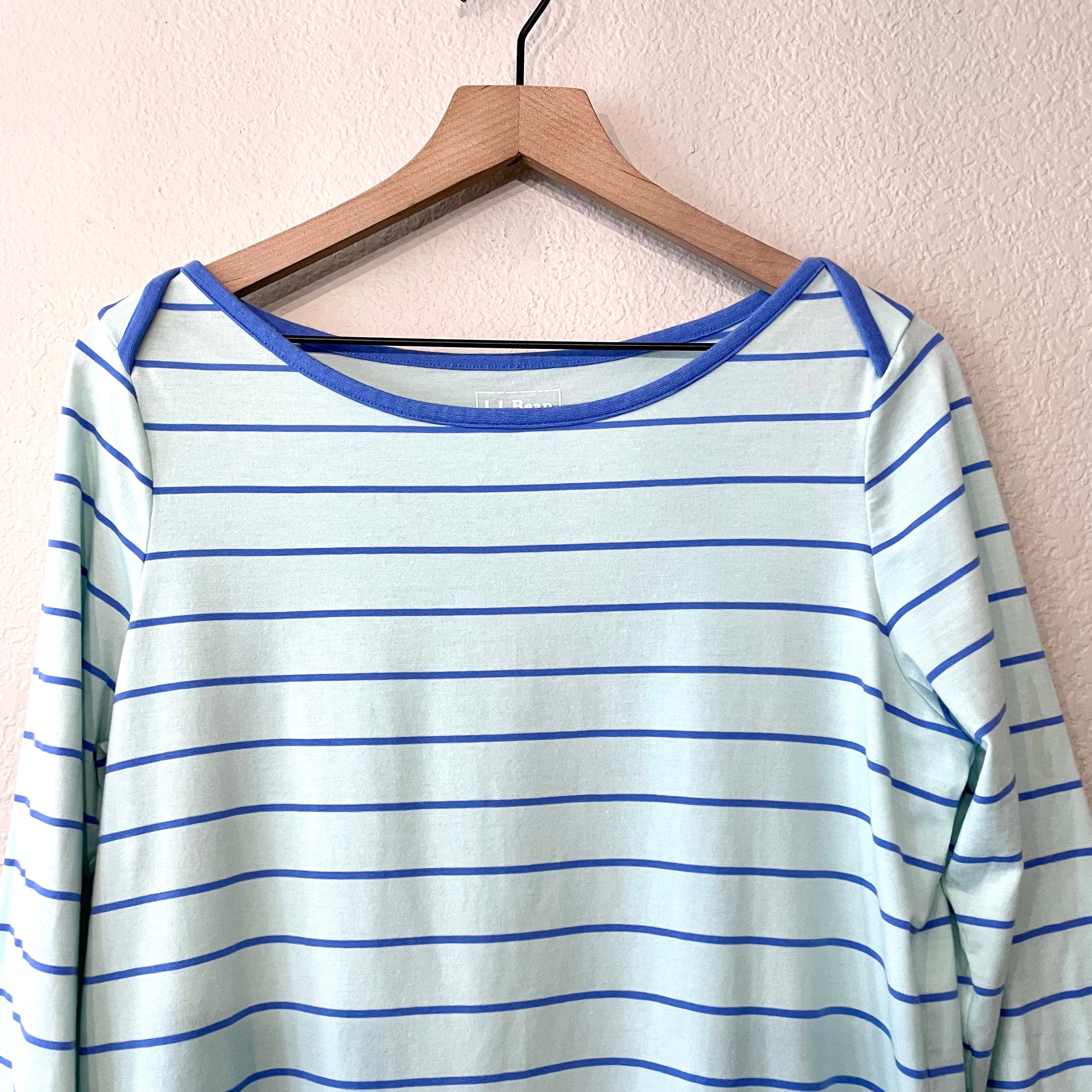 Striped Wide Neck Tee