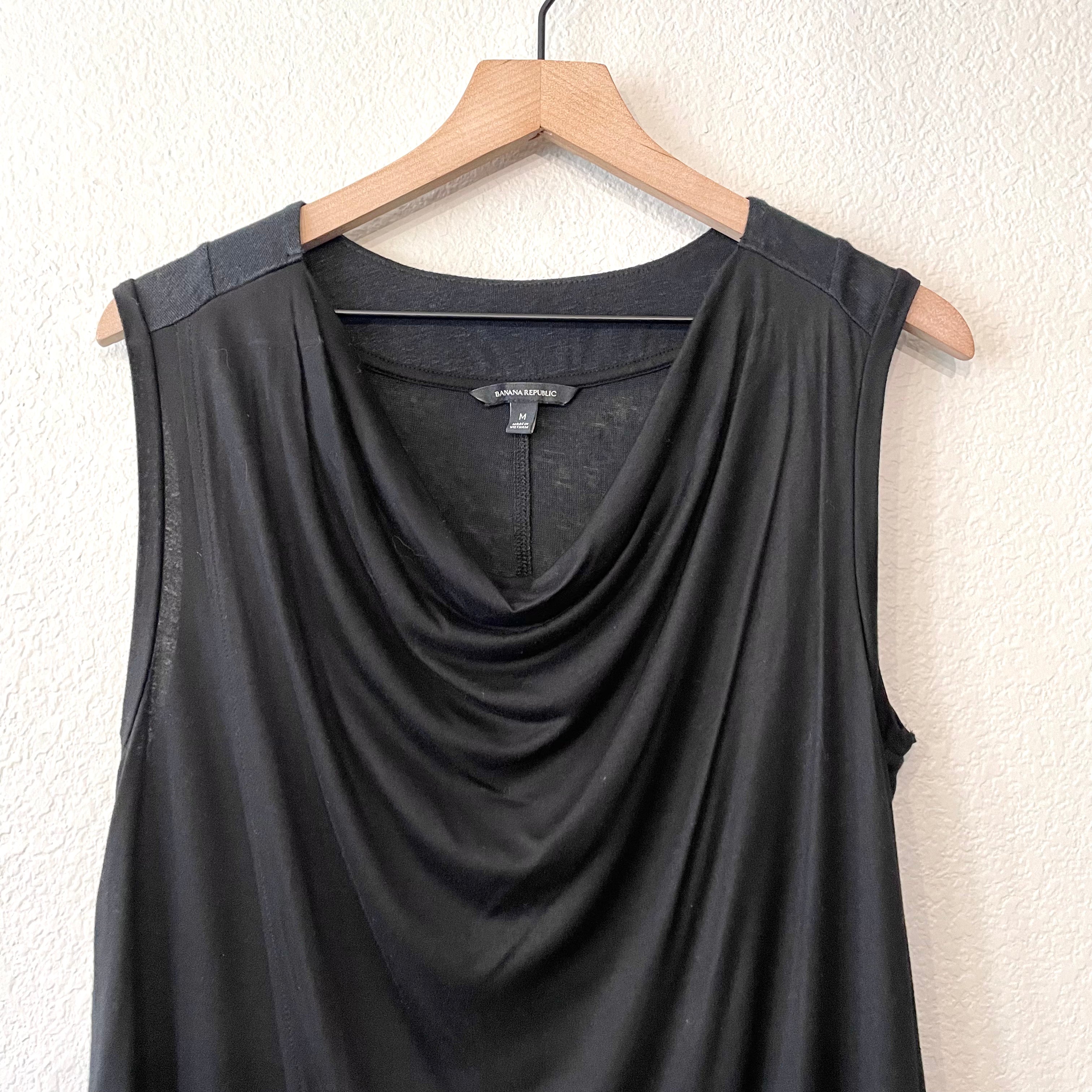 Draped Crossover Front Top