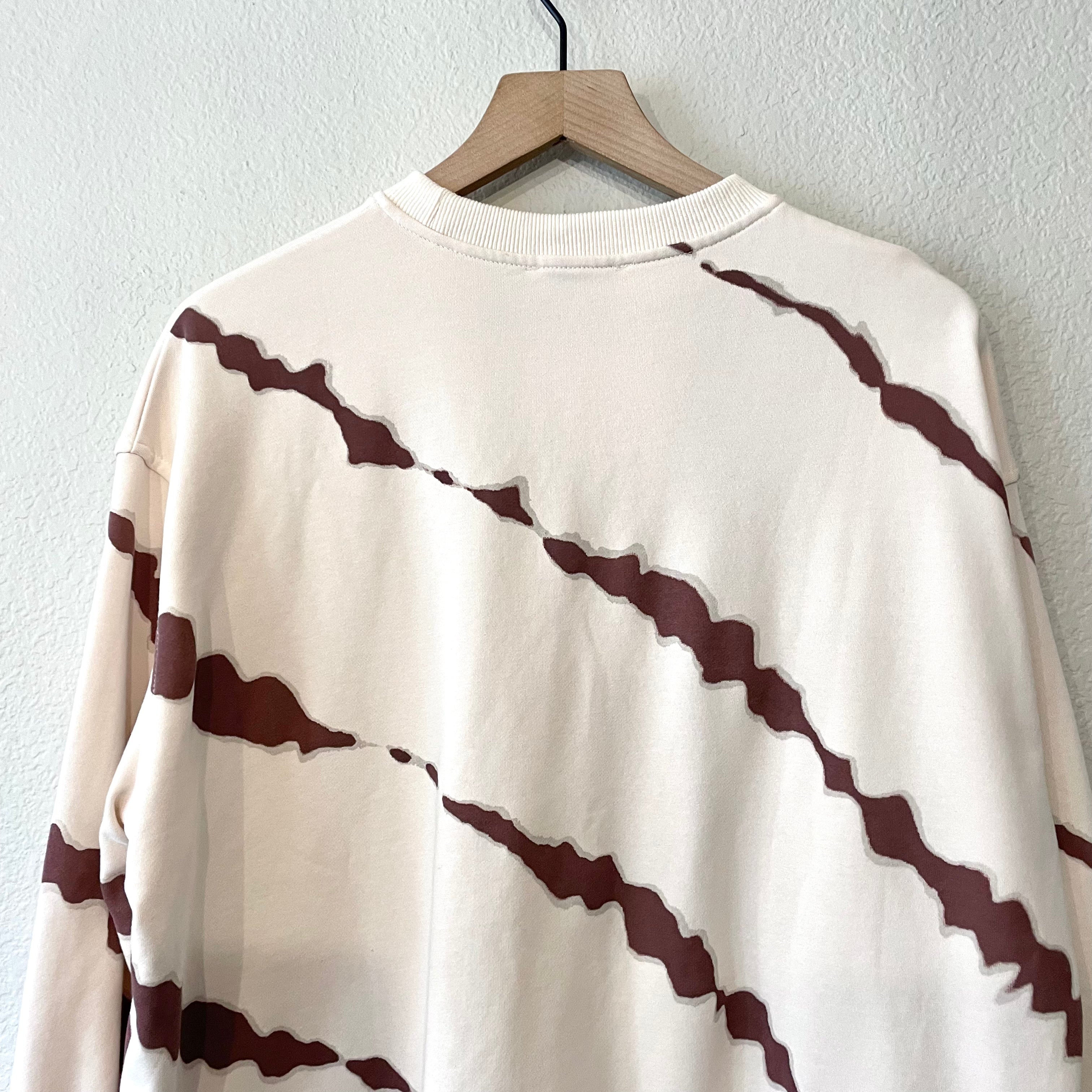 Marble Slash Sweatshirt