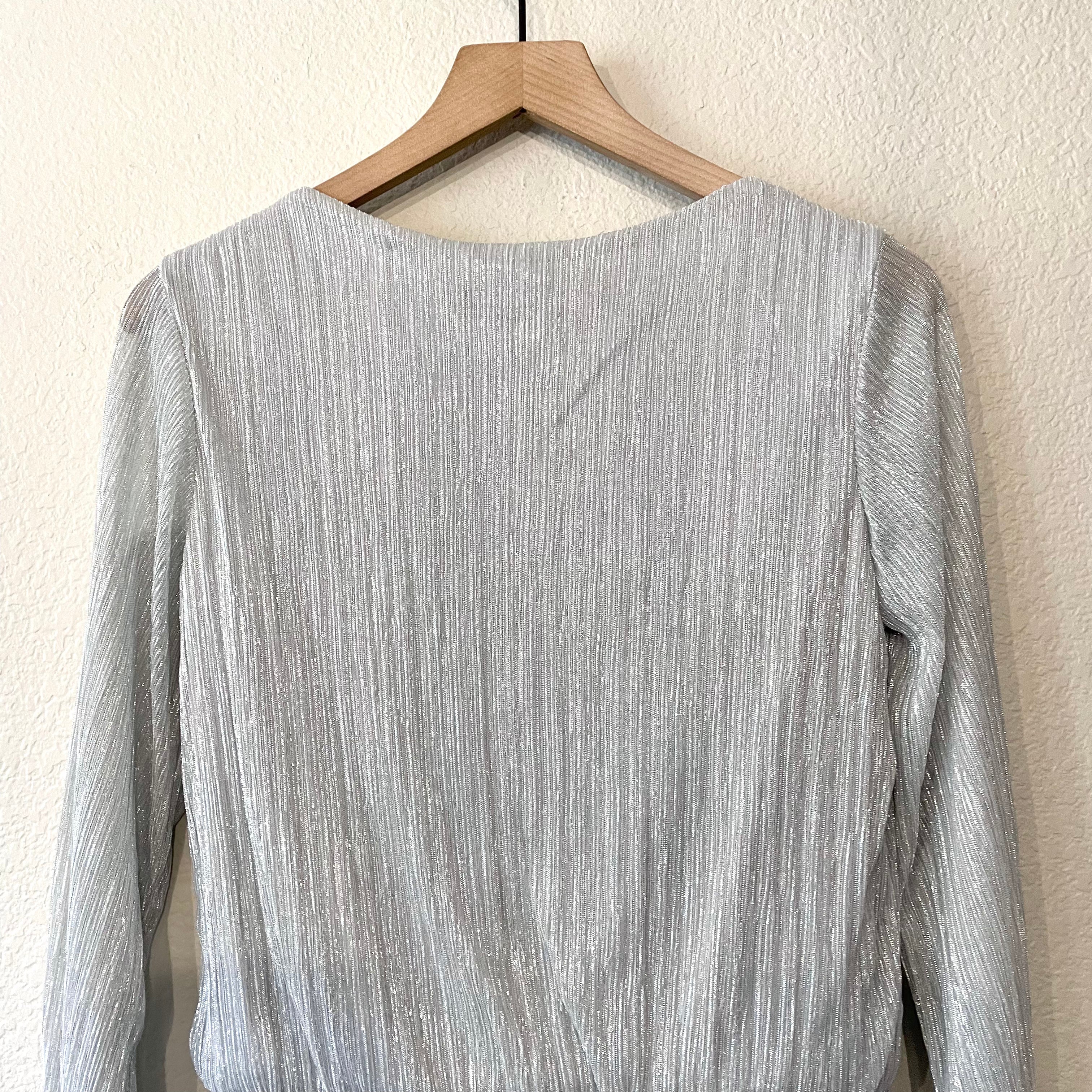 Rhinestone Silver Top