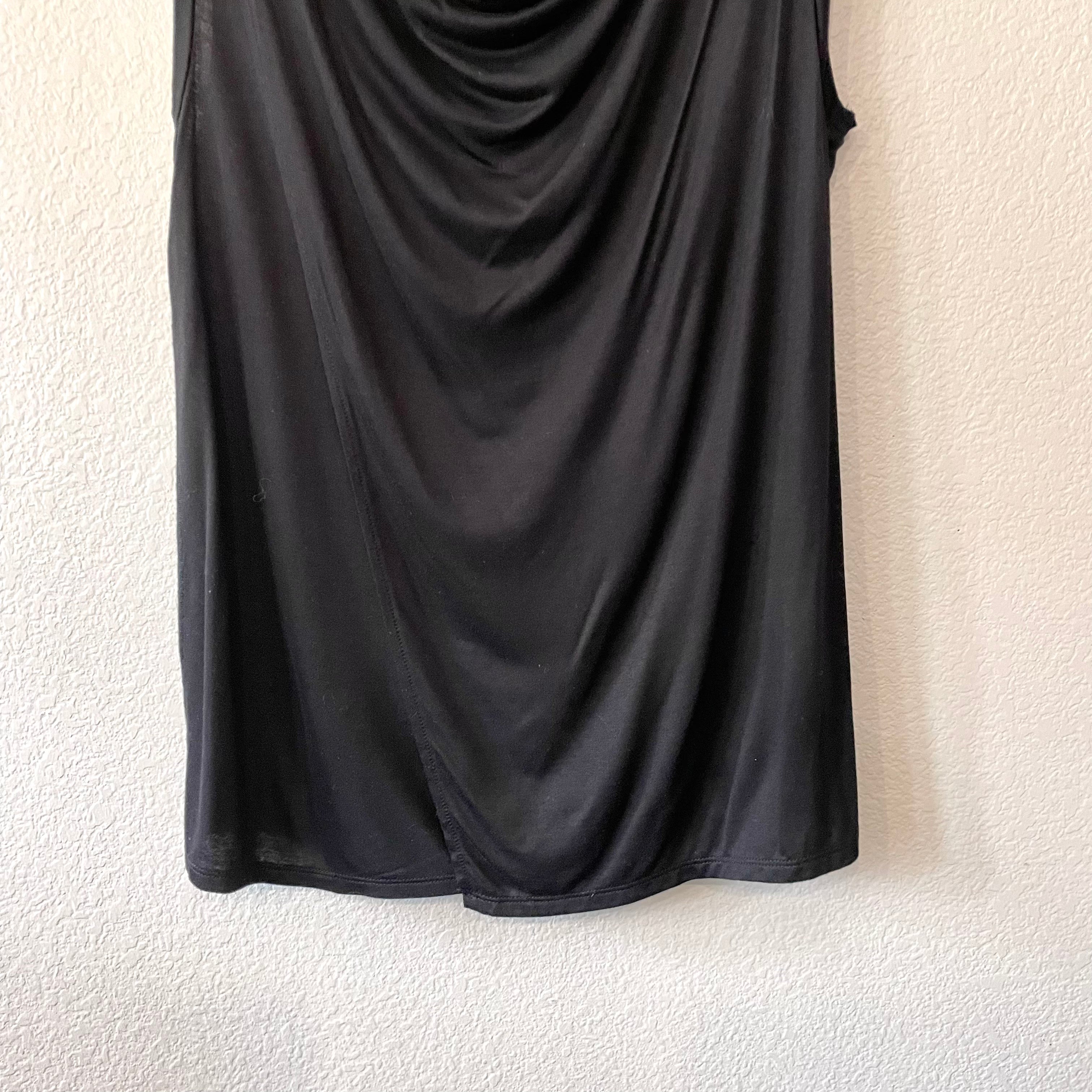 Draped Crossover Front Top