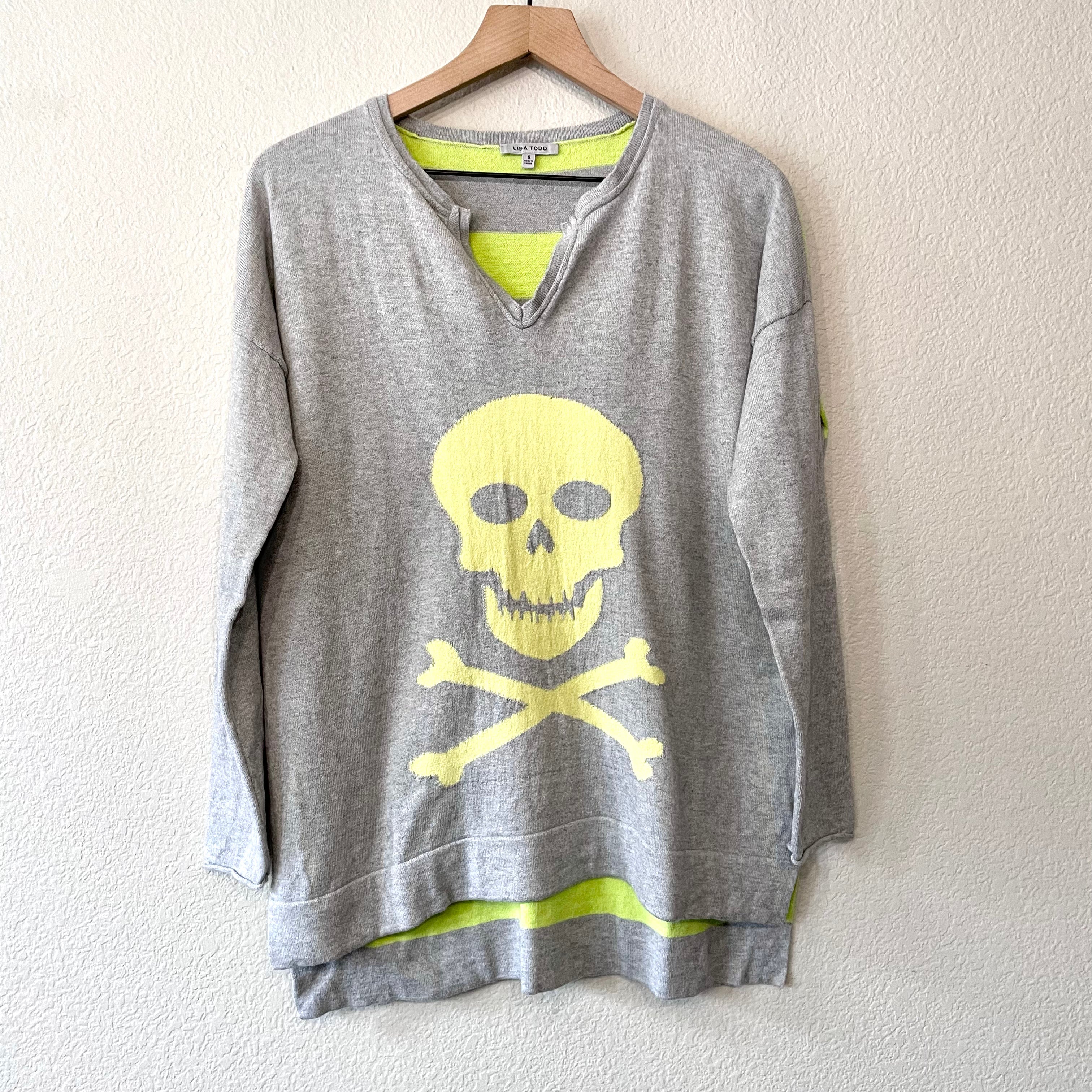 Skull Striped Sweater