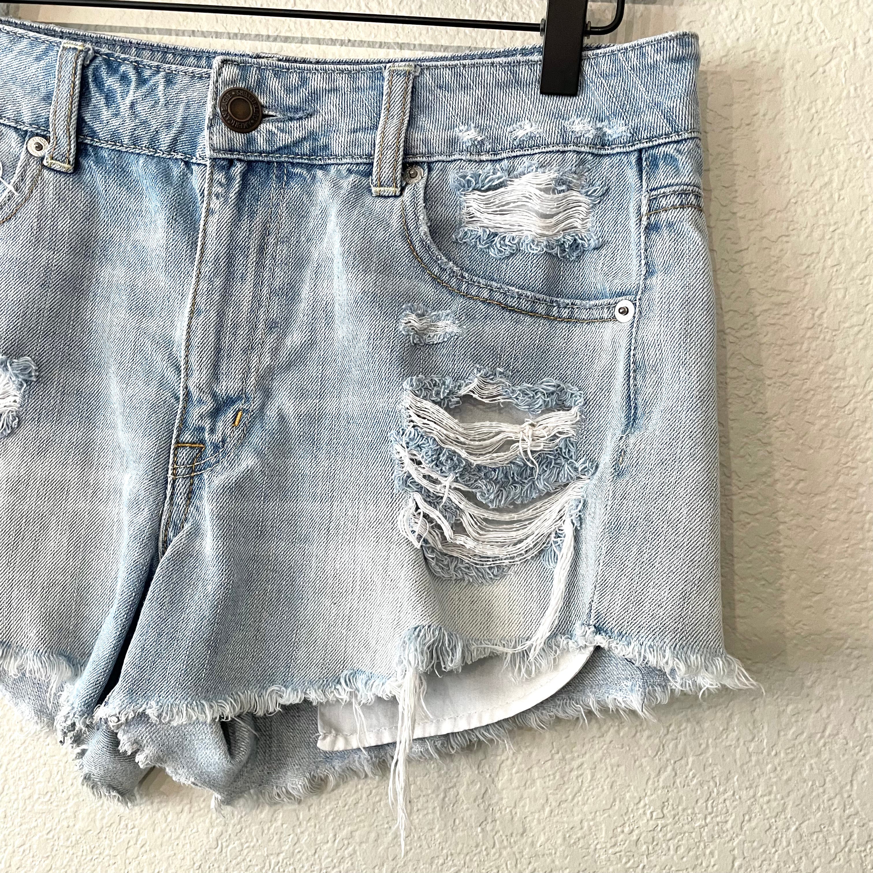 Distressed Cut Off Shorts