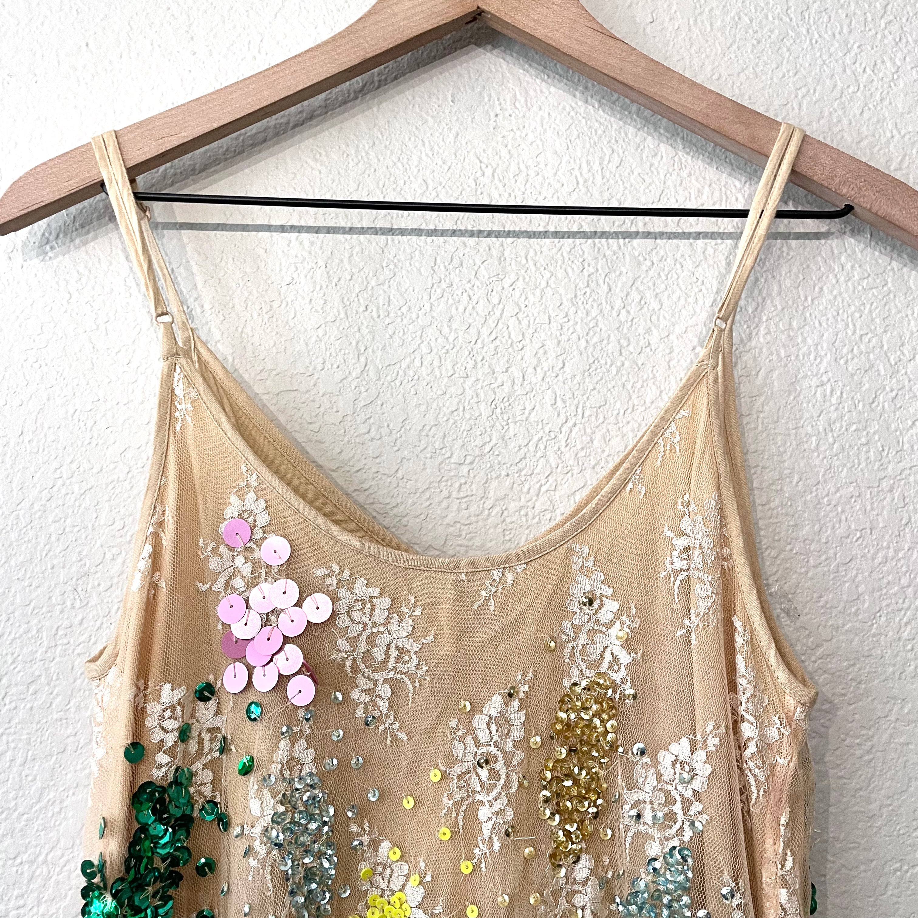 Sequin Slip Dress