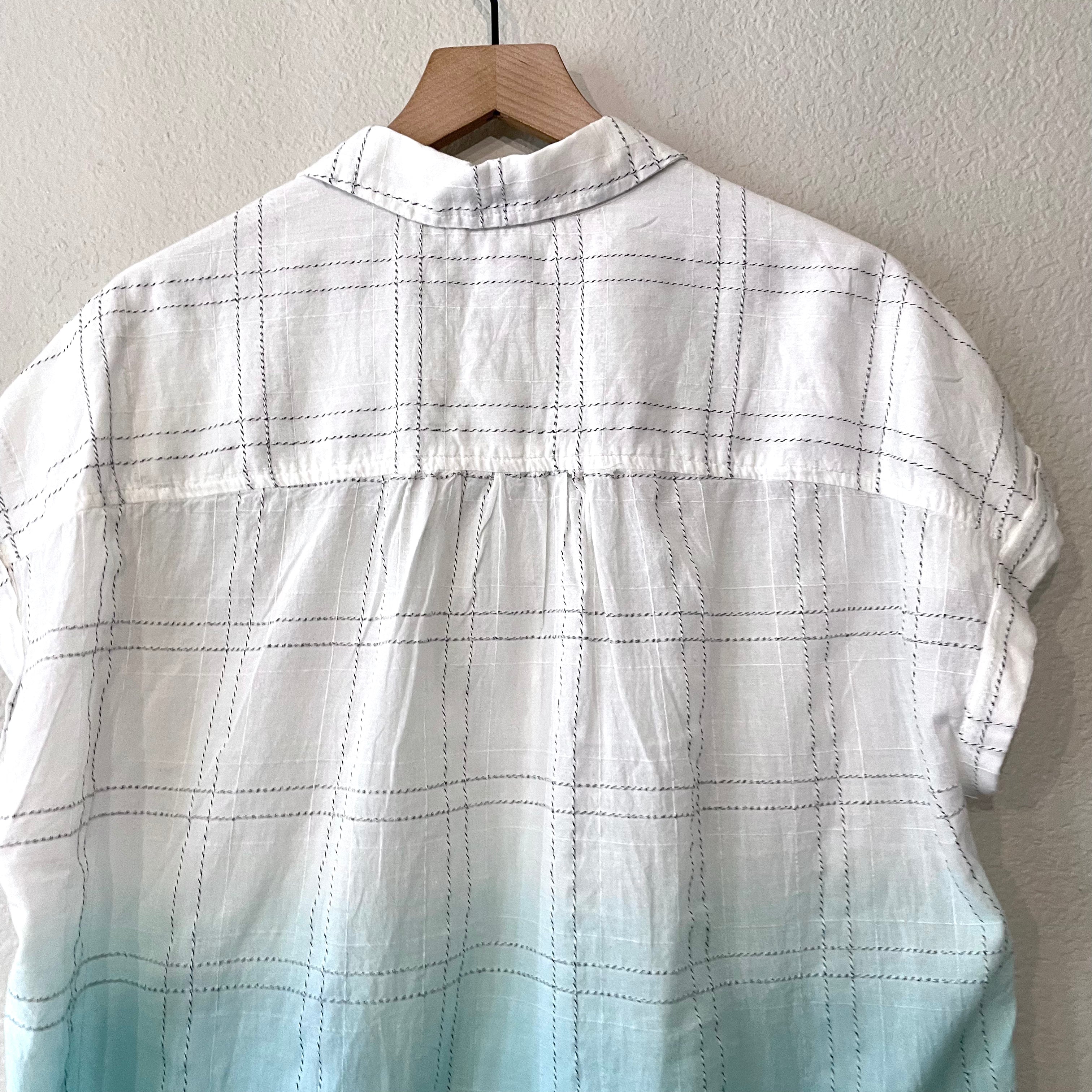 Ombré Button Down Top