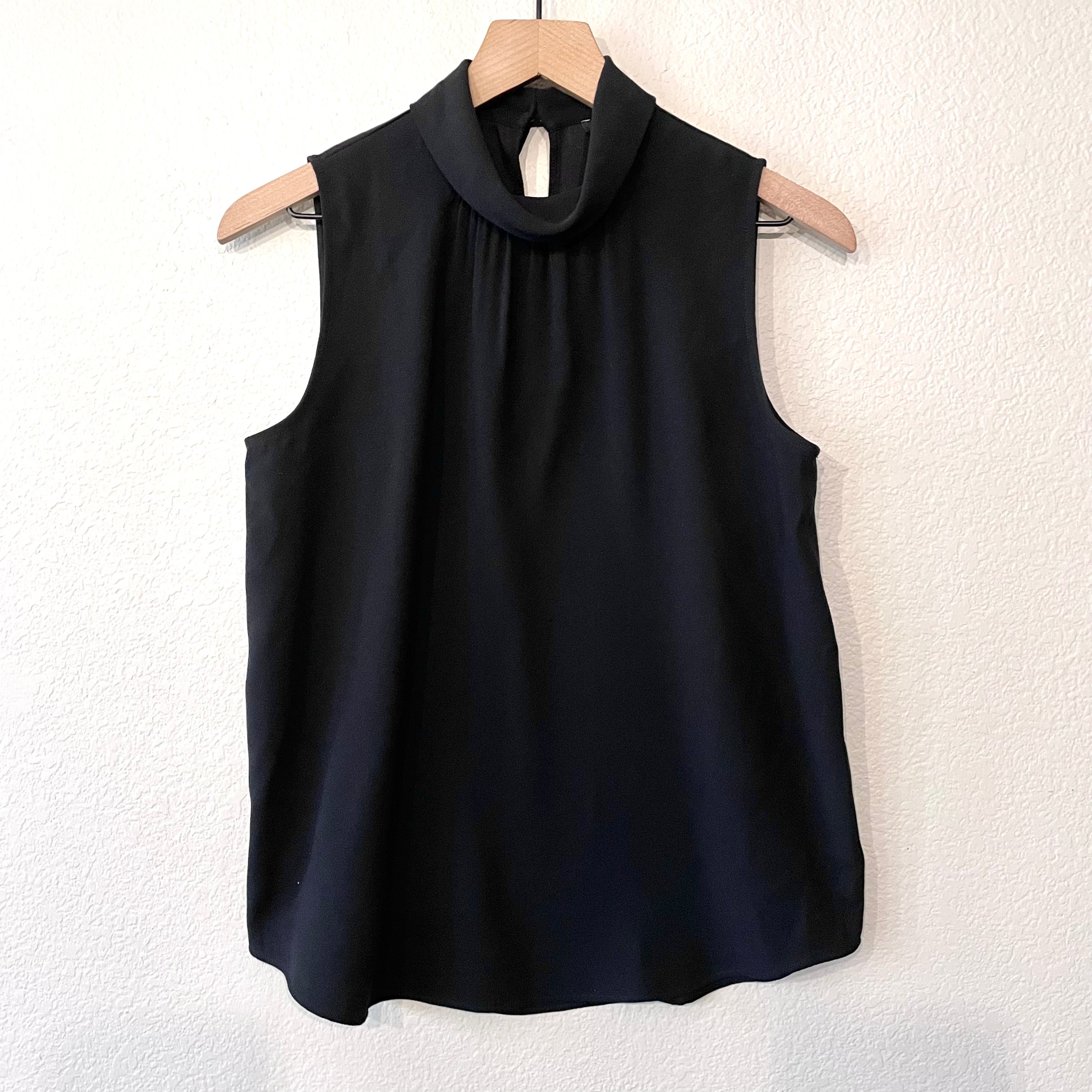 Mock Neck Sleeveless Top