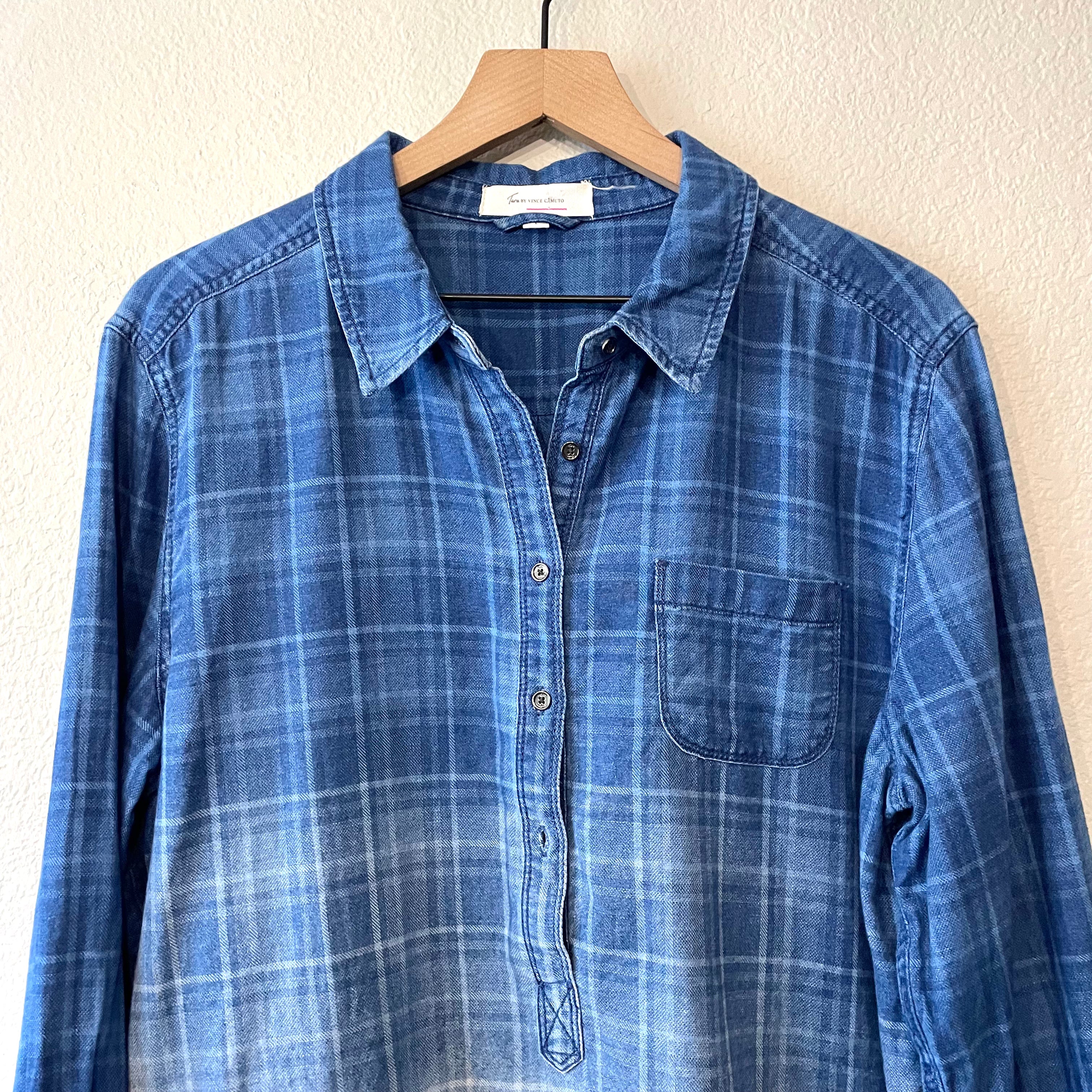 Plaid Ombré Popover Top