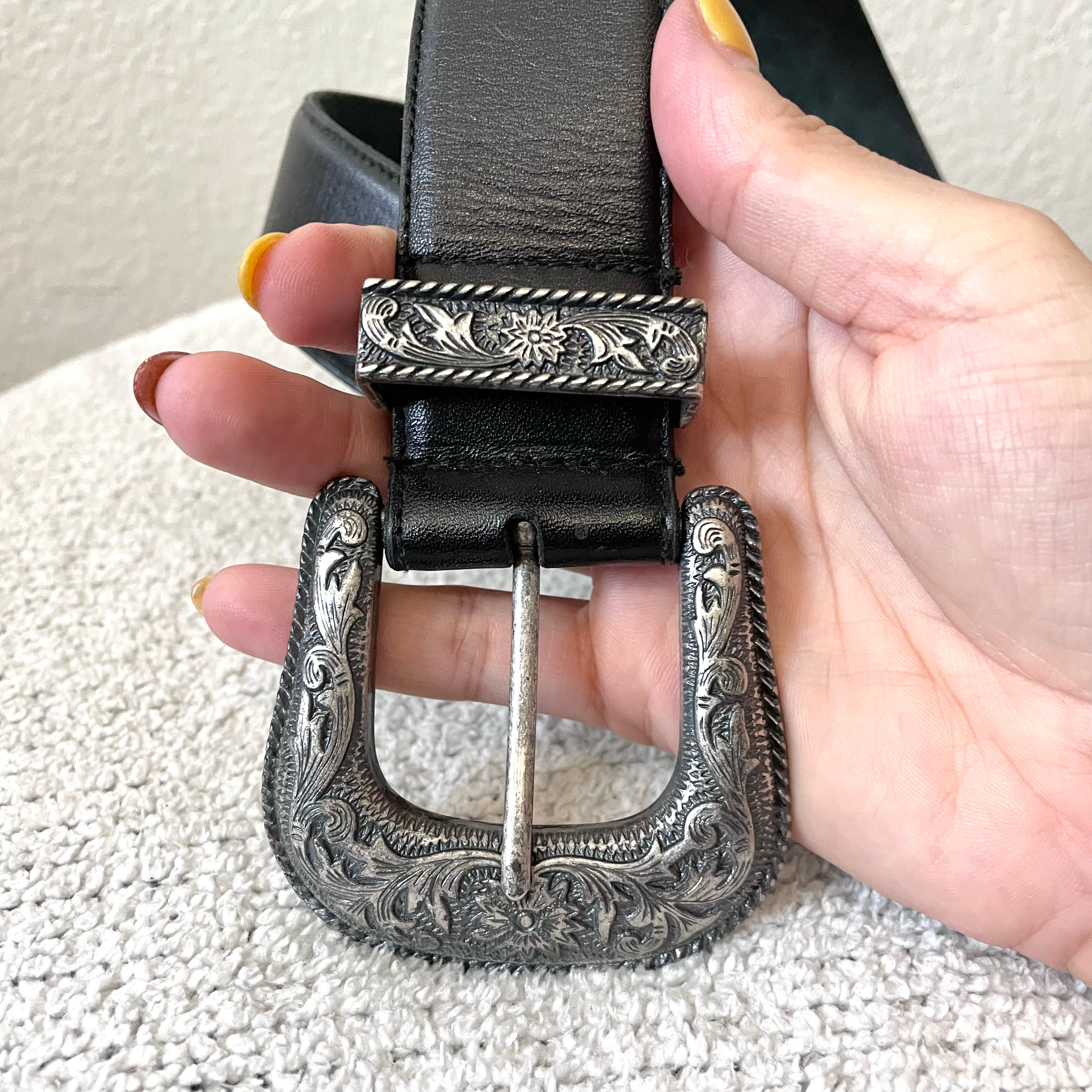 Leather Leaf Belt