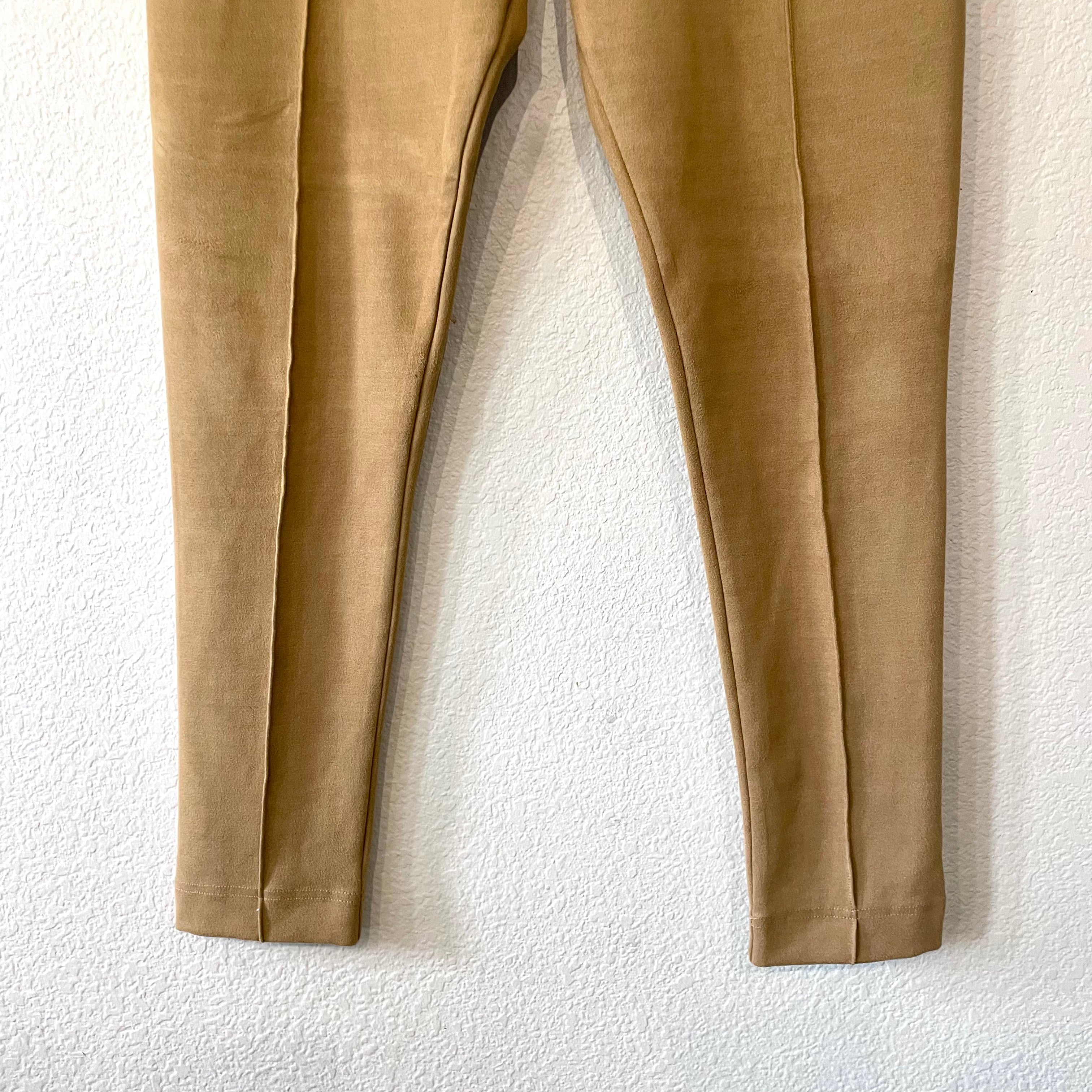 Faux Suede Leggings