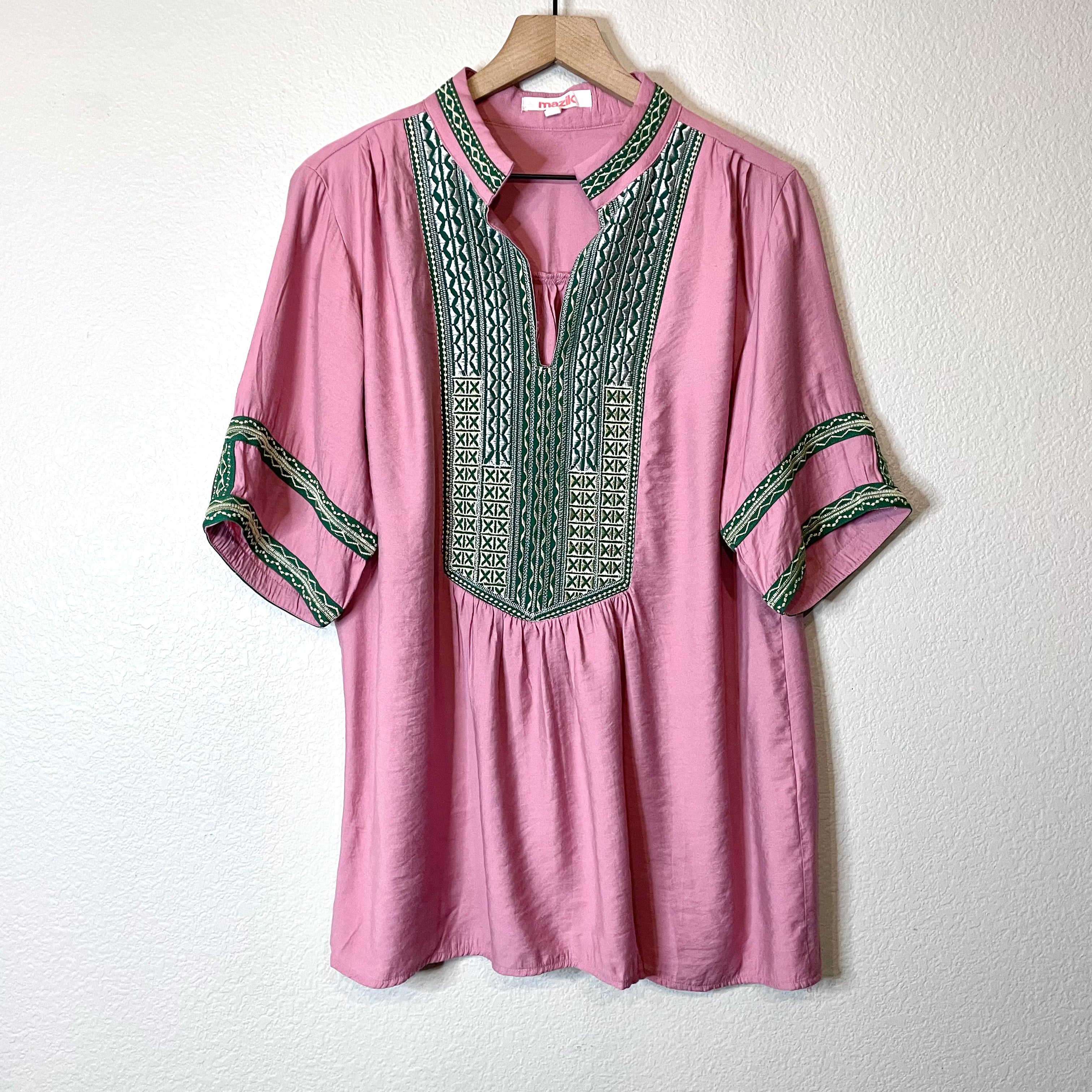 Embroidered Bib Top