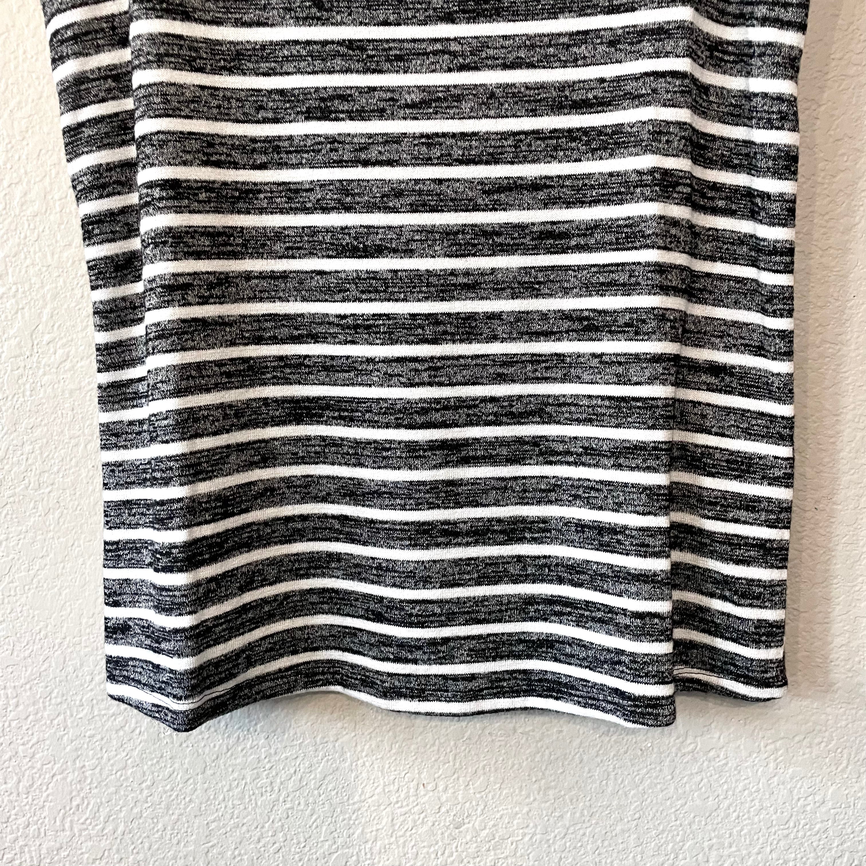 Striped Crossover Back Top