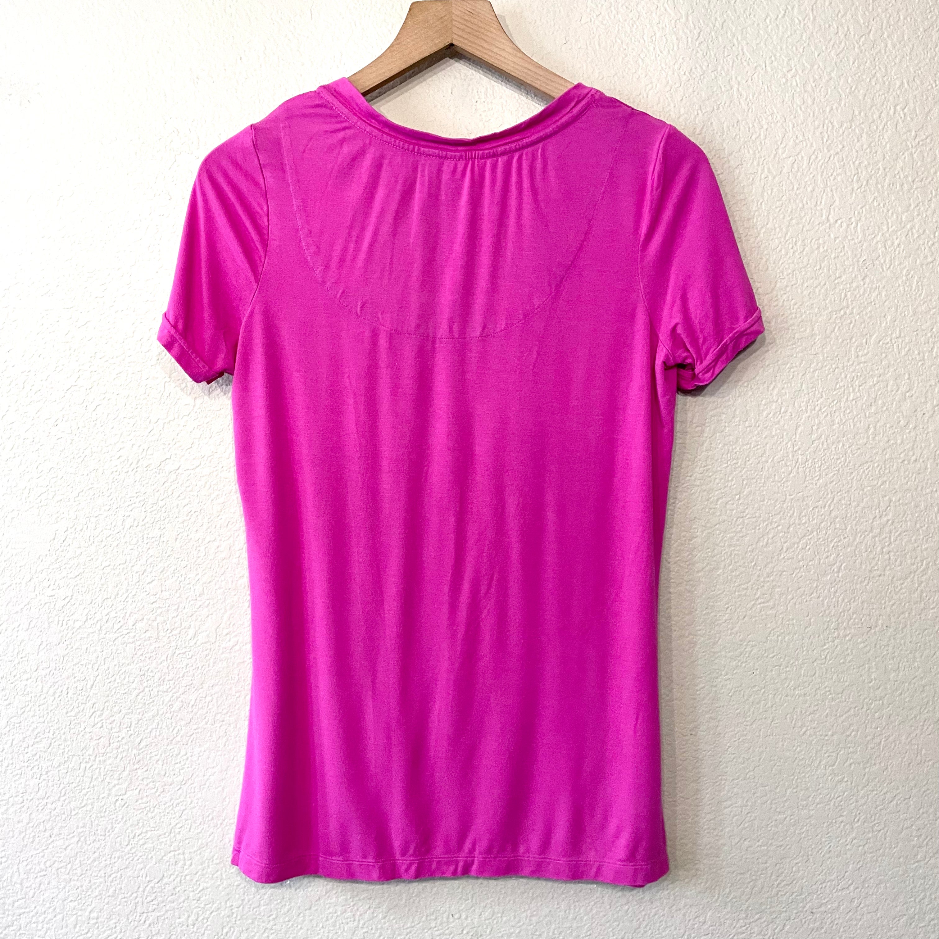 Short Sleeve Casual V-Neck Tee