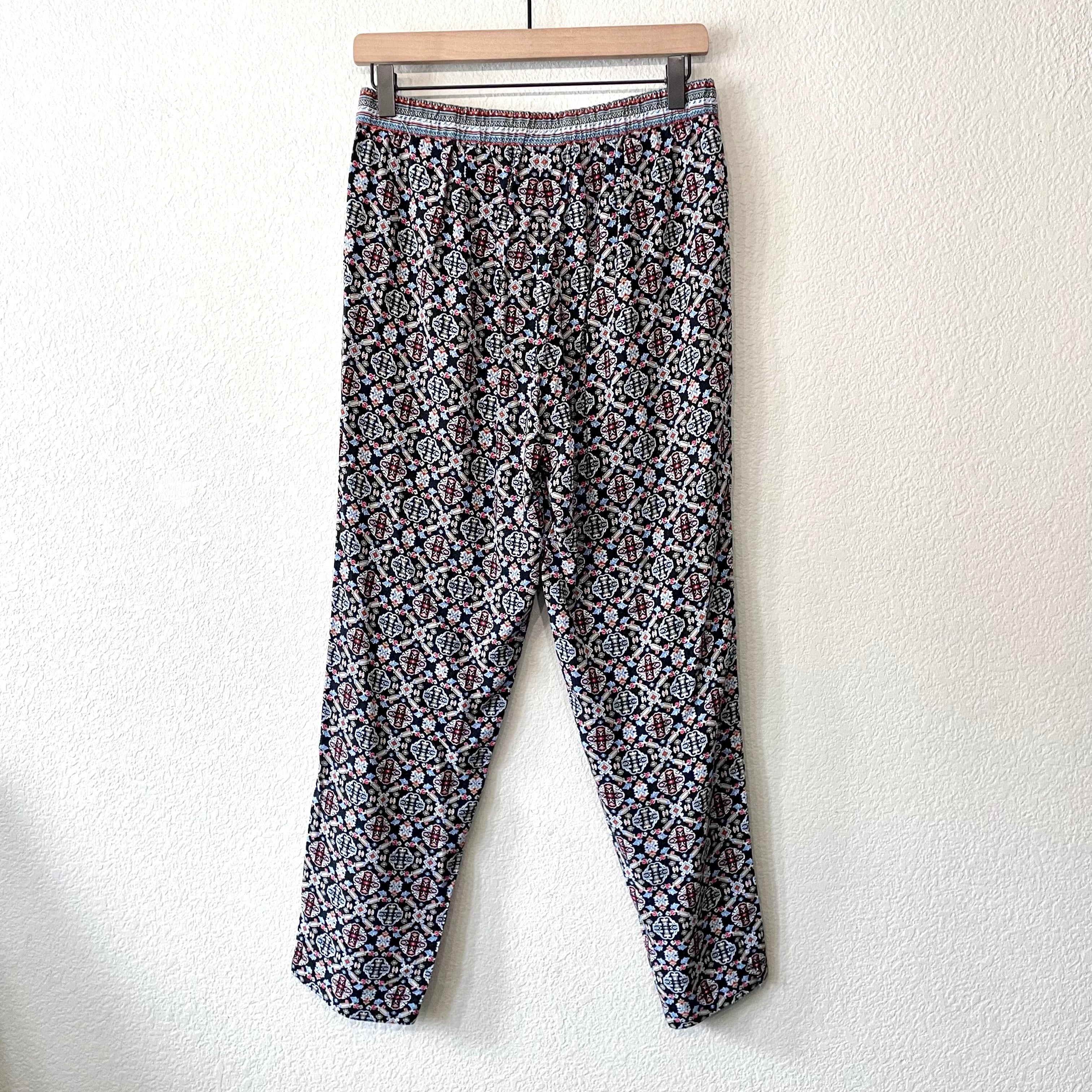 Medallion Print Pants