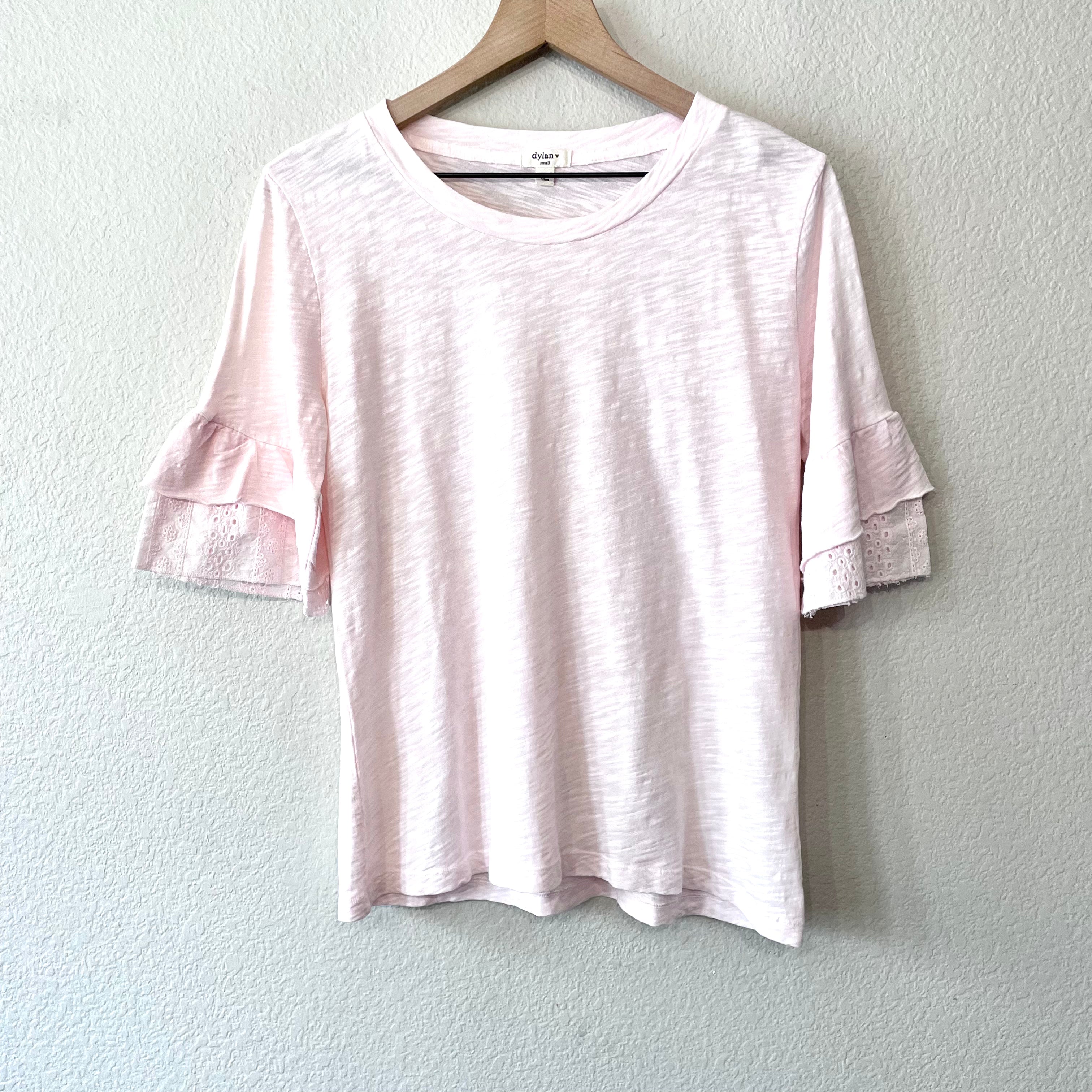 Eyelet Sleeve Tee