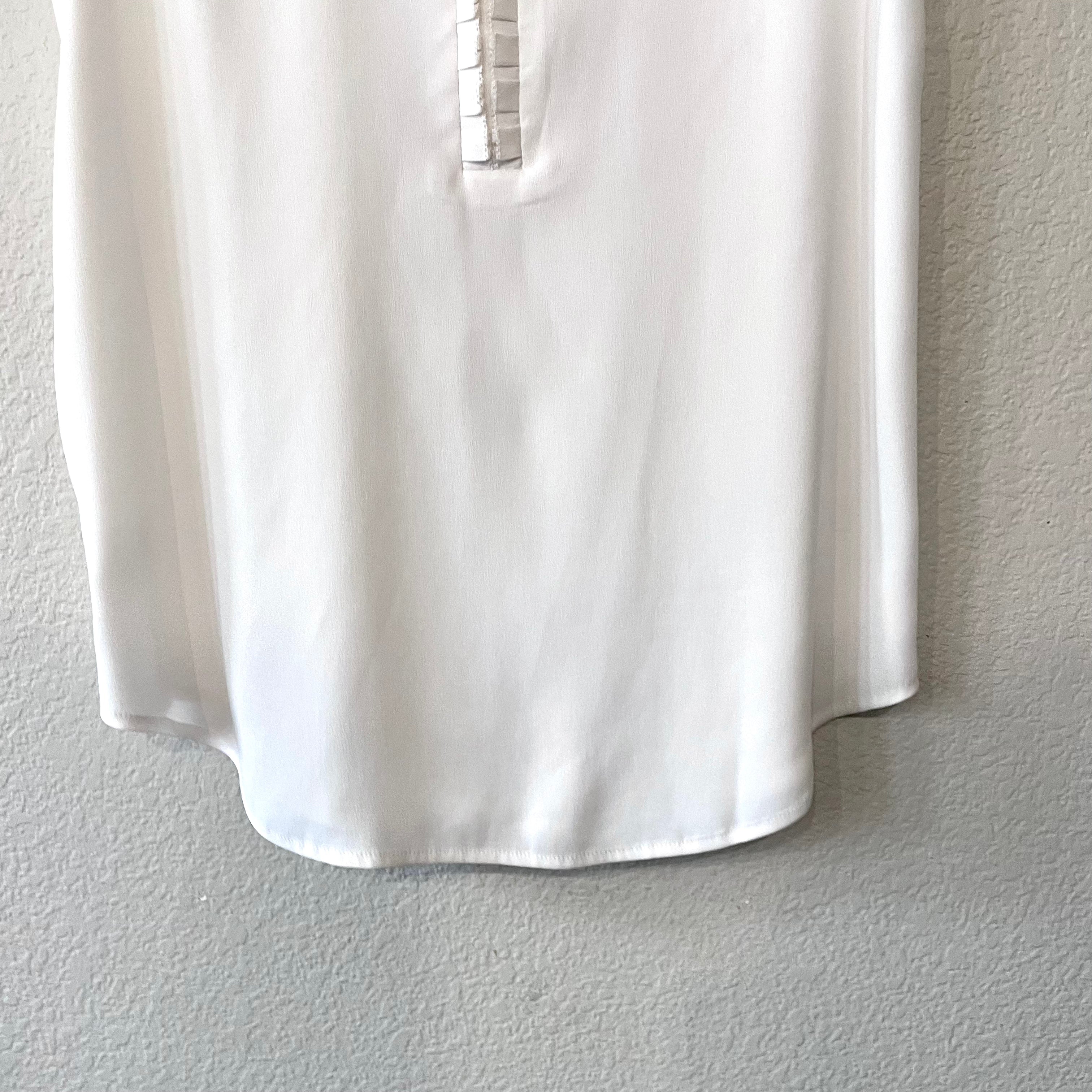 Pleated V-Neck Top