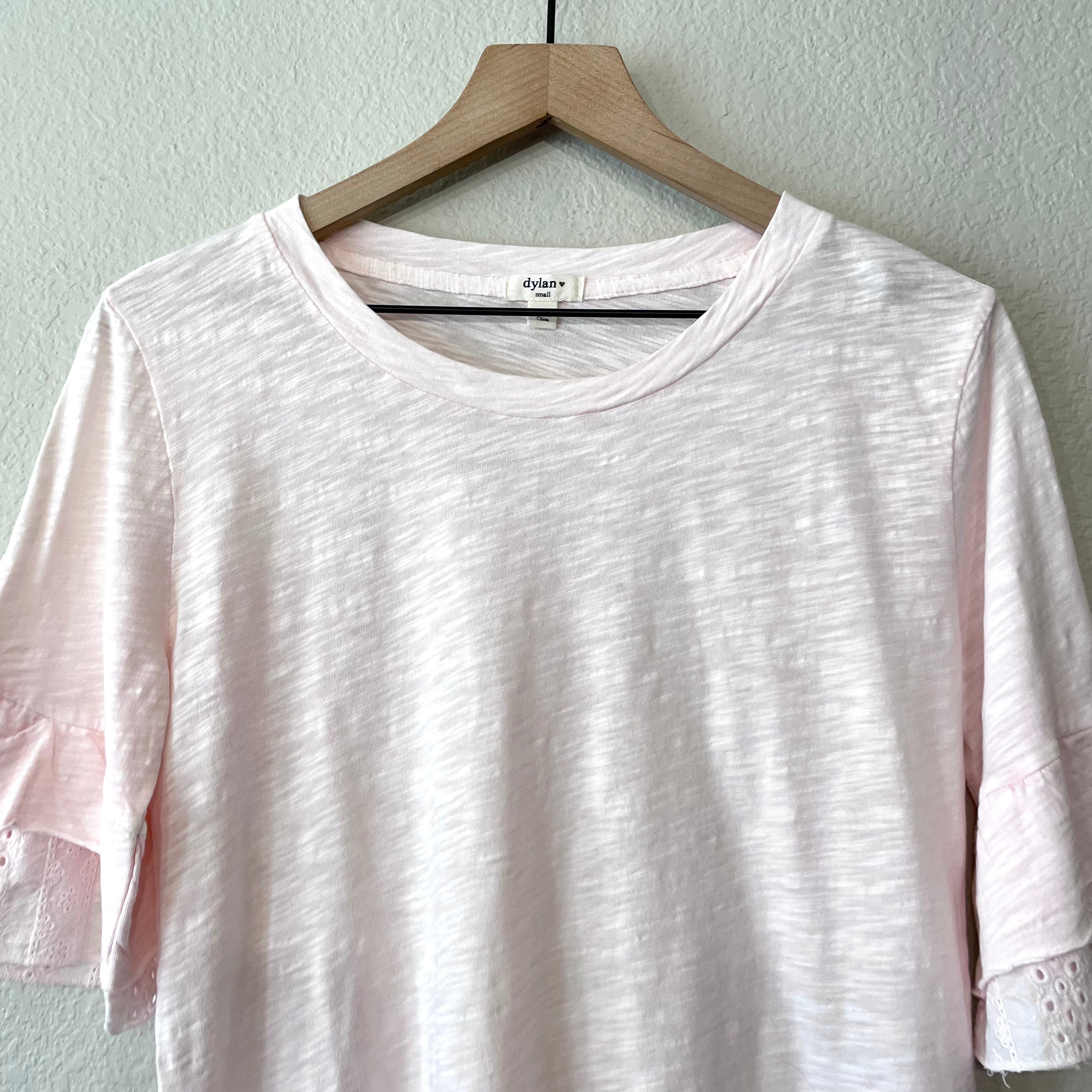 Eyelet Sleeve Tee