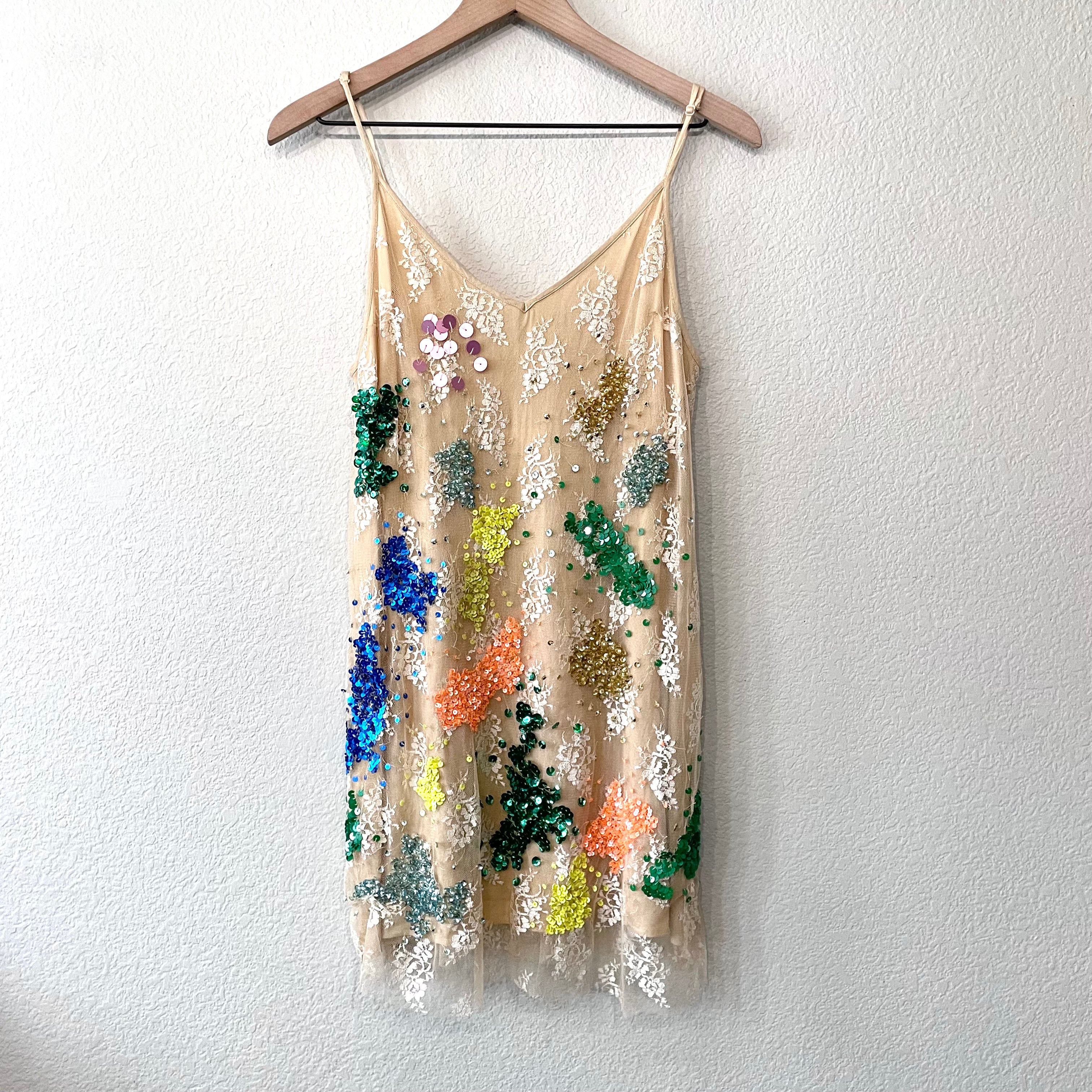 Sequin Slip Dress