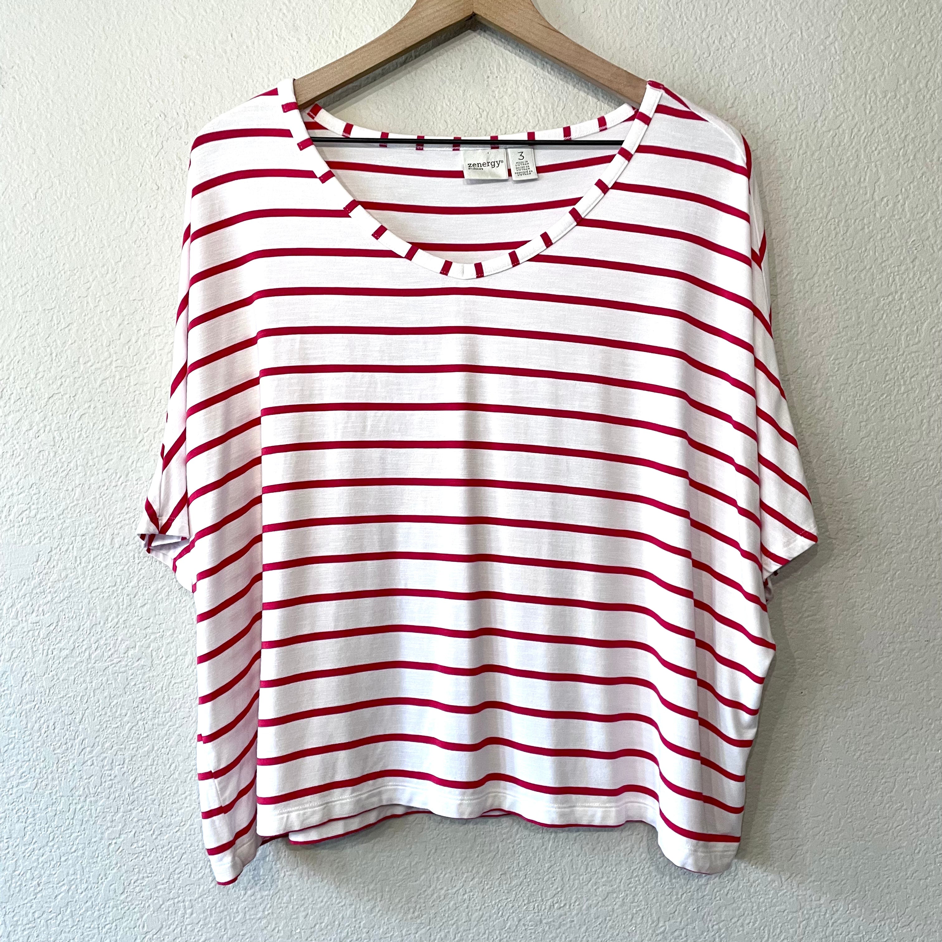 Striped Boxy Tee