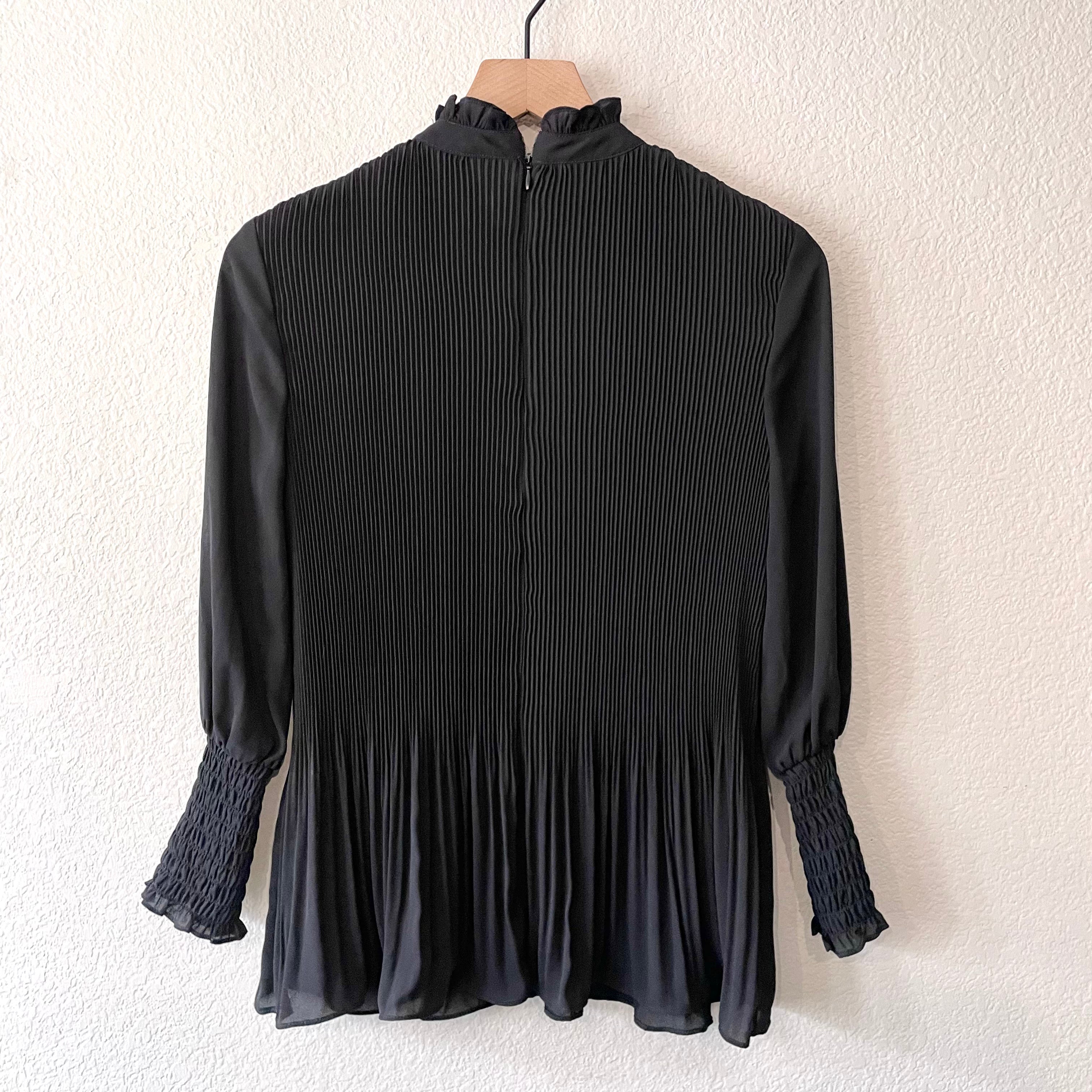 Accordion Pleated Blouse