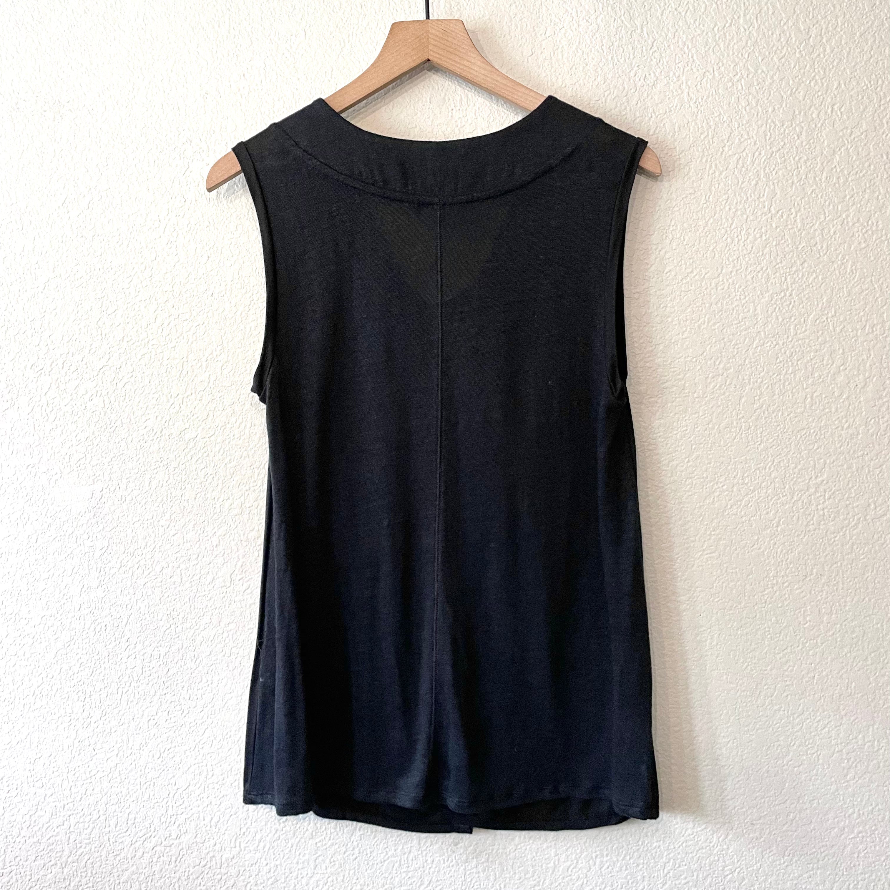 Draped Crossover Front Top