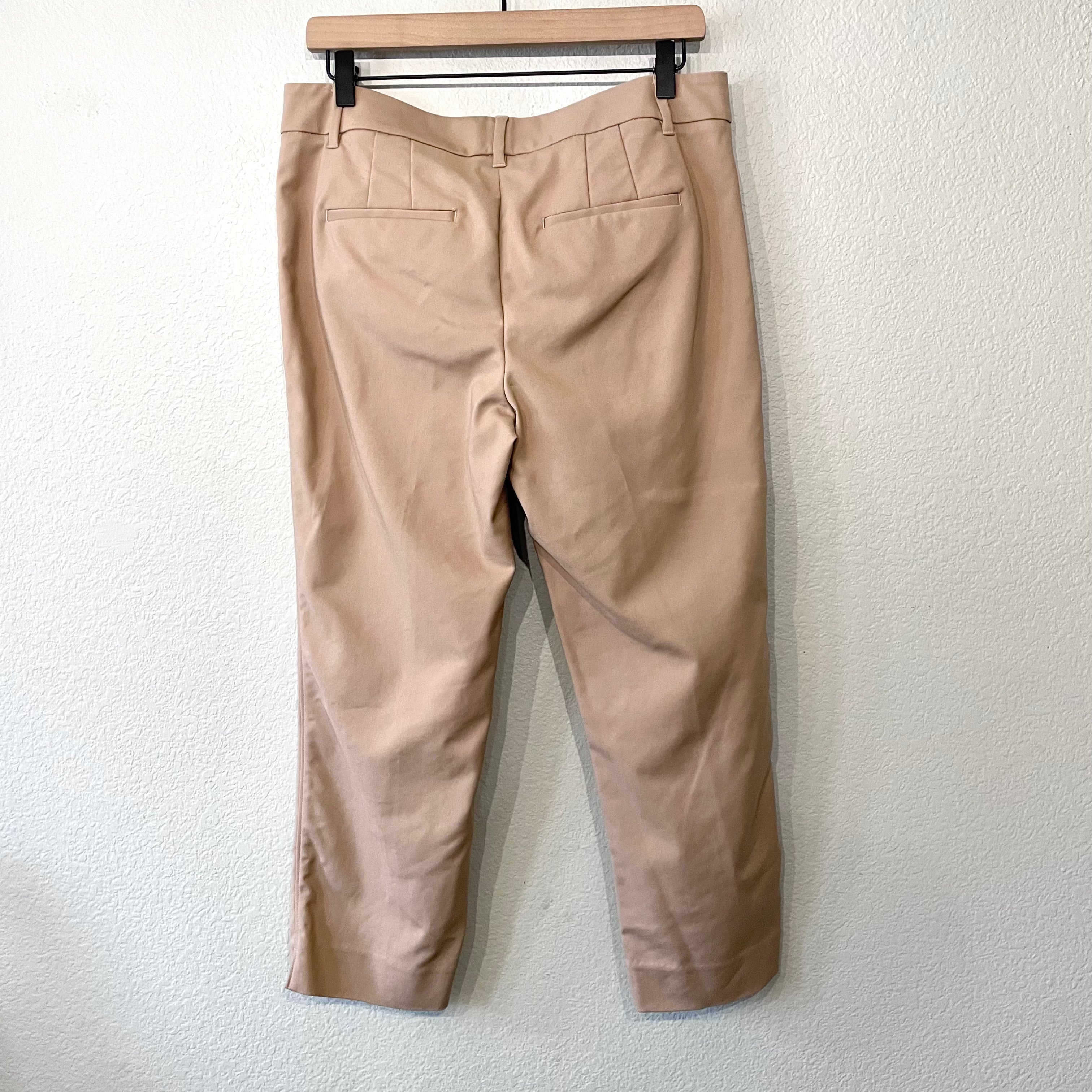 Crop Straight Dress Pants