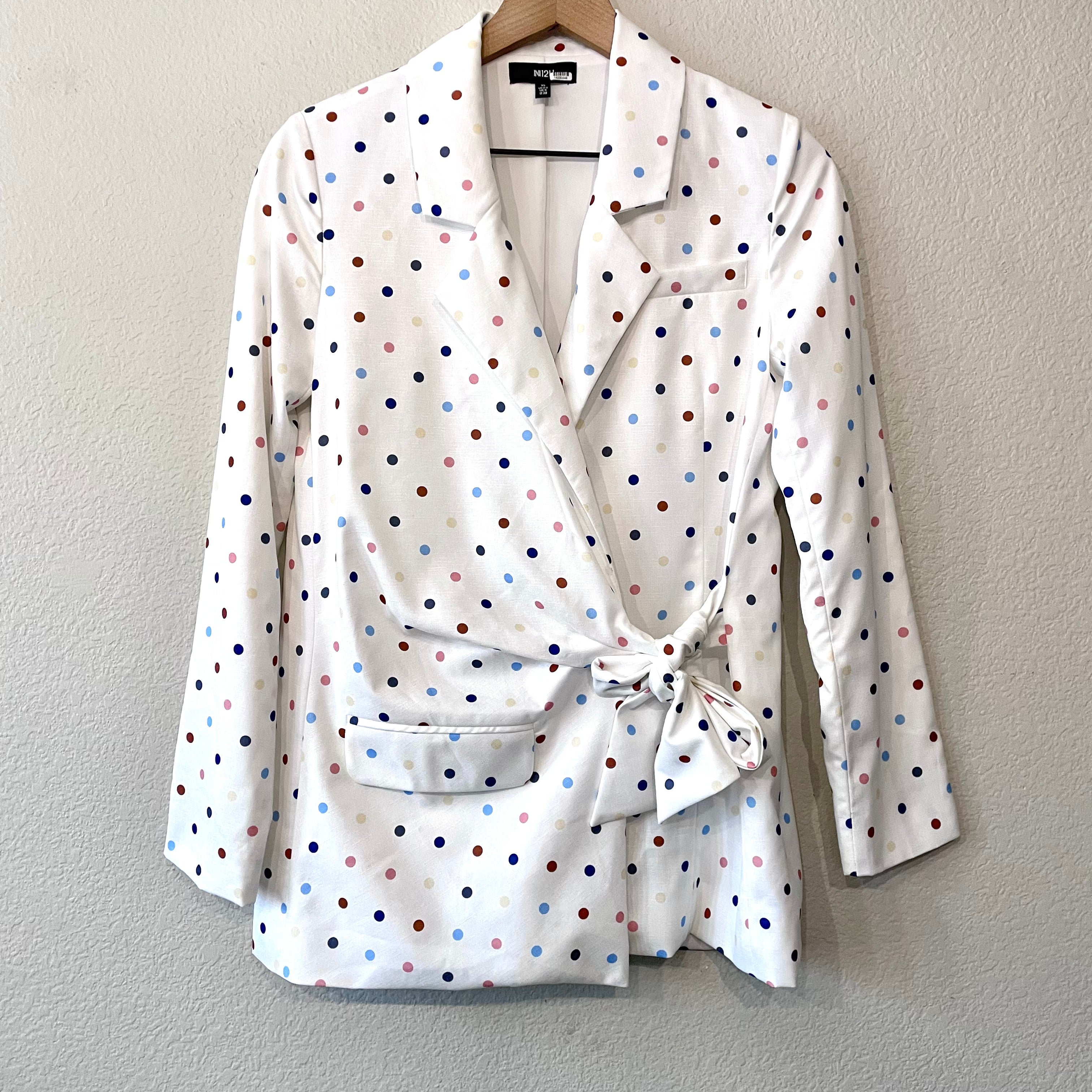 Polka Dot Blazer