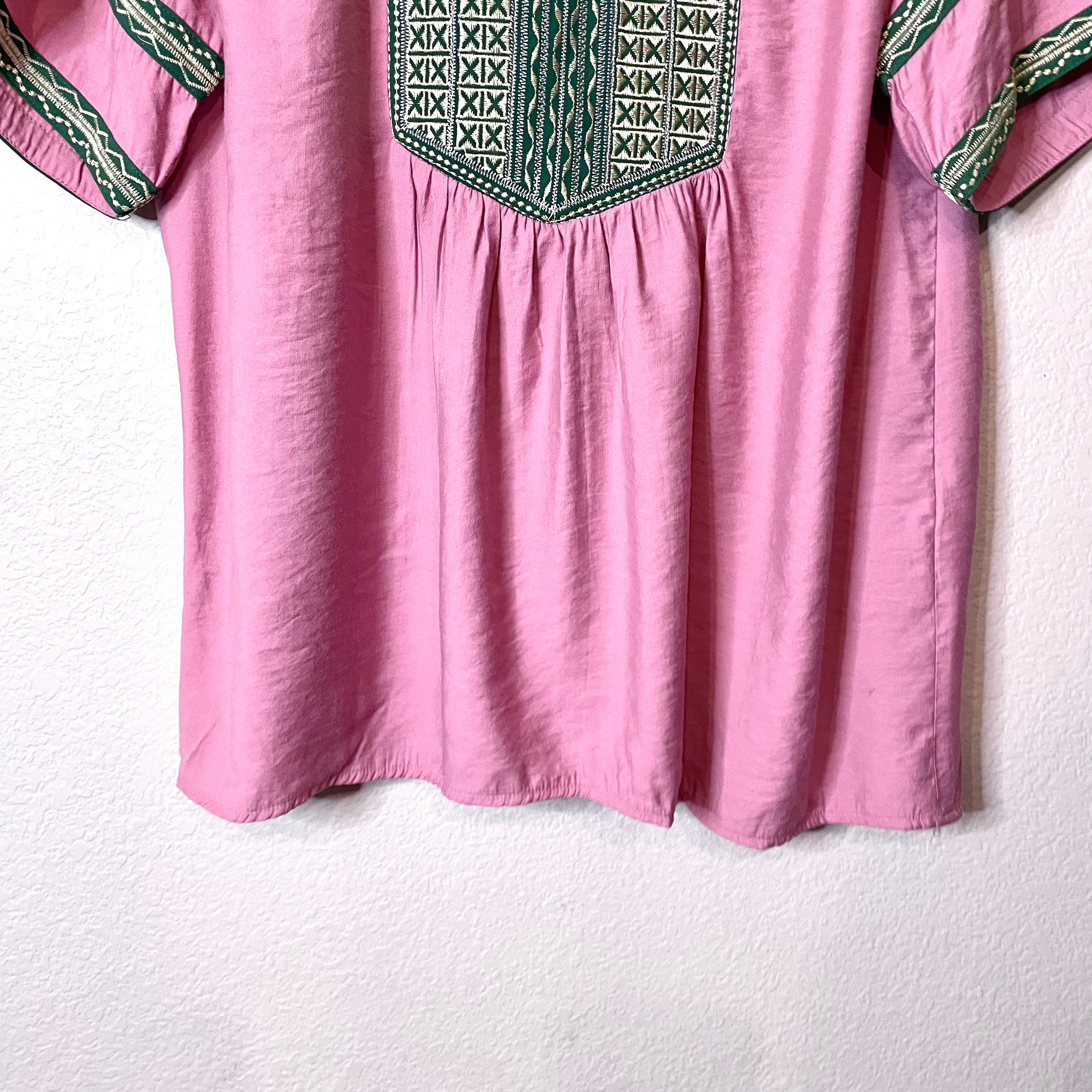 Embroidered Bib Top