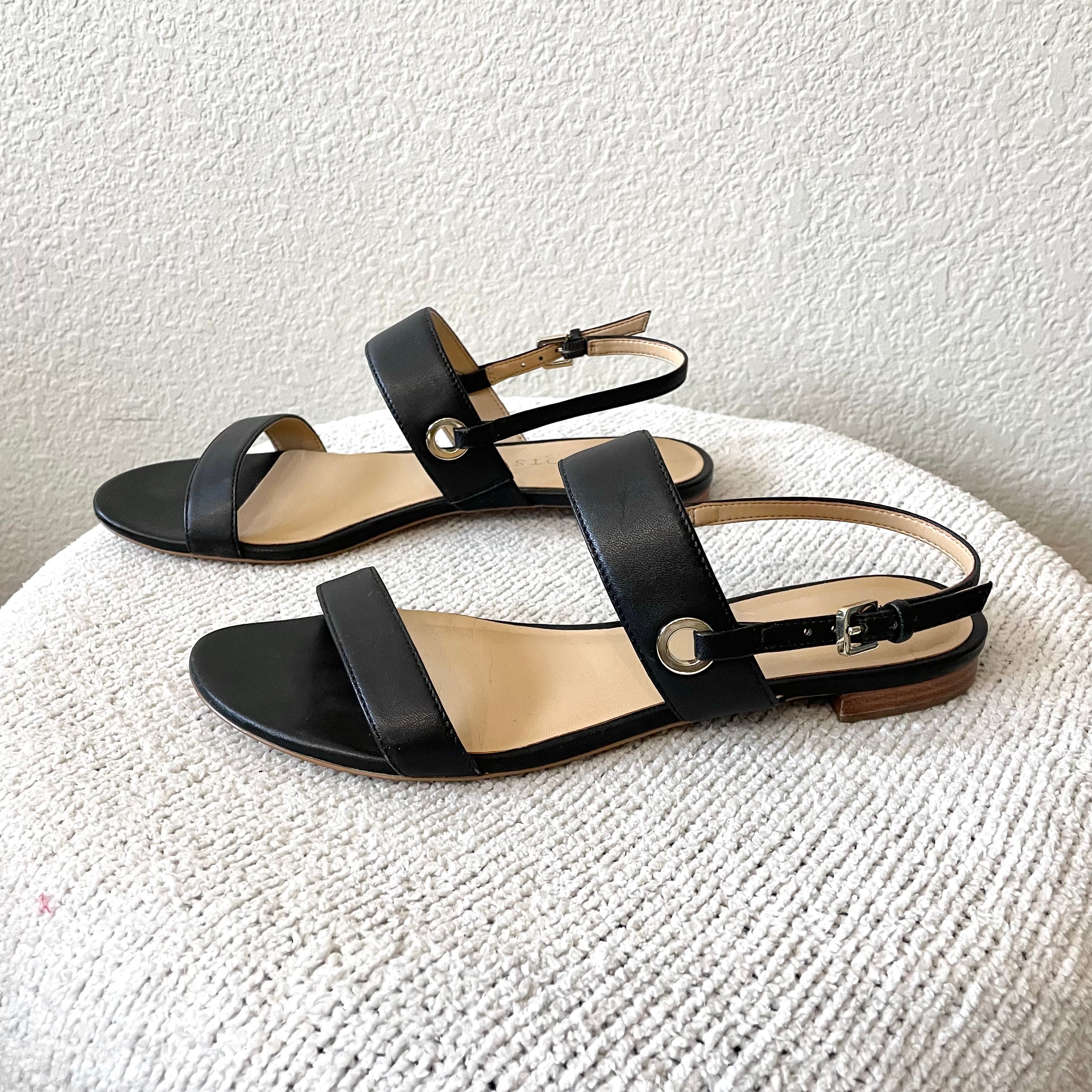 Open Toe Keyhole Sandals