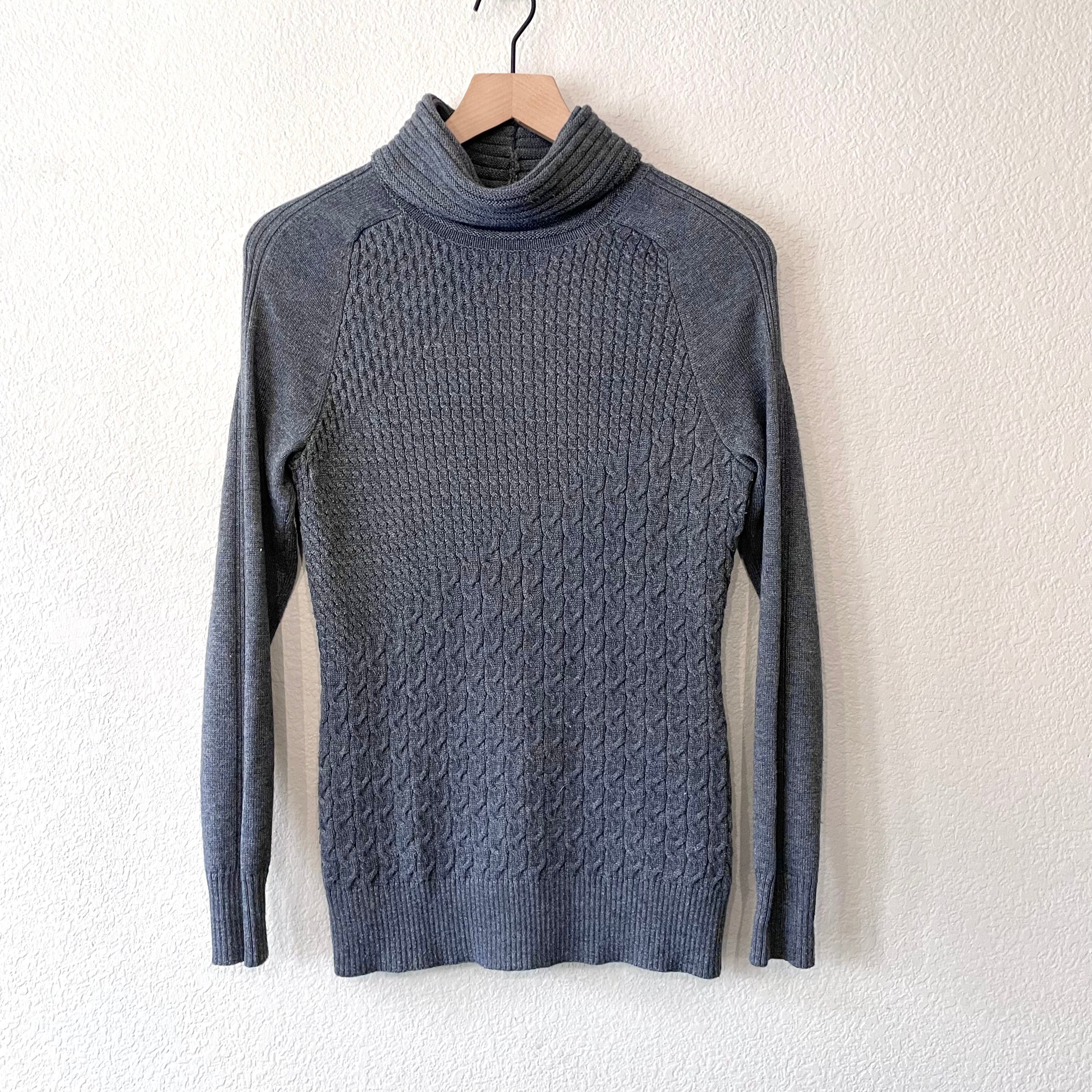 Cable Knit Turtleneck Sweater