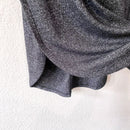 Round Hem Marled Top-6