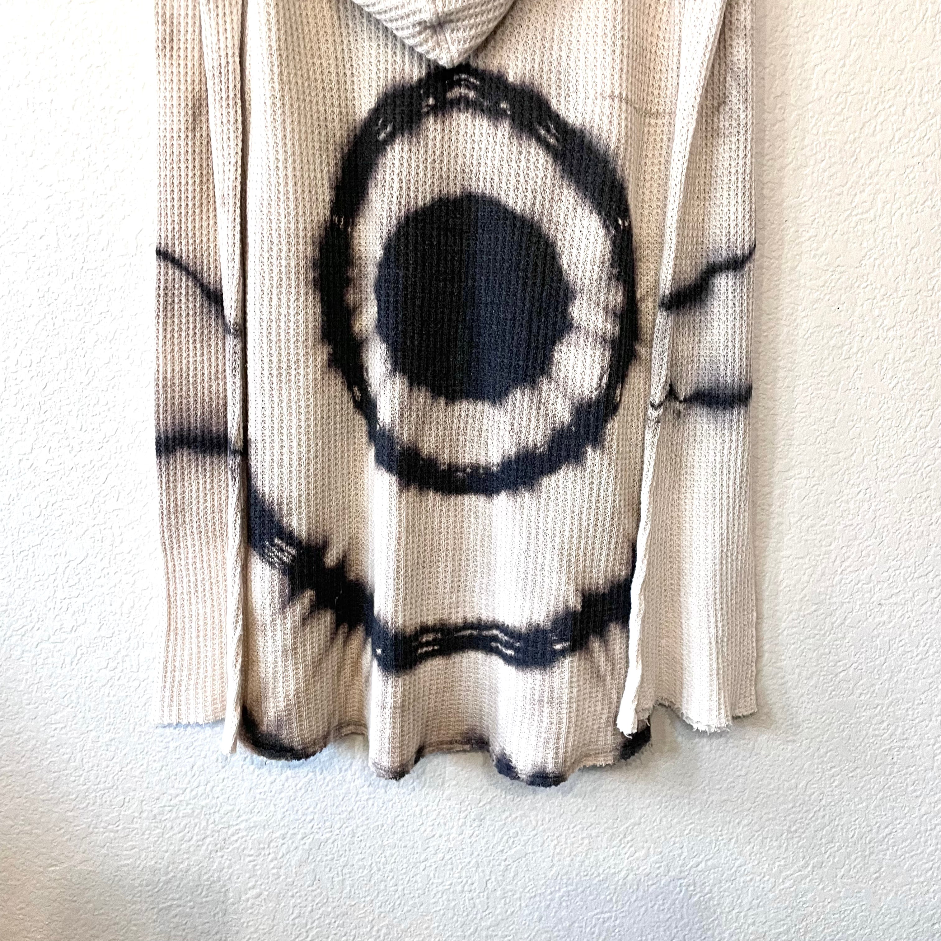 Tie Dye Cold Shoulder Tunic