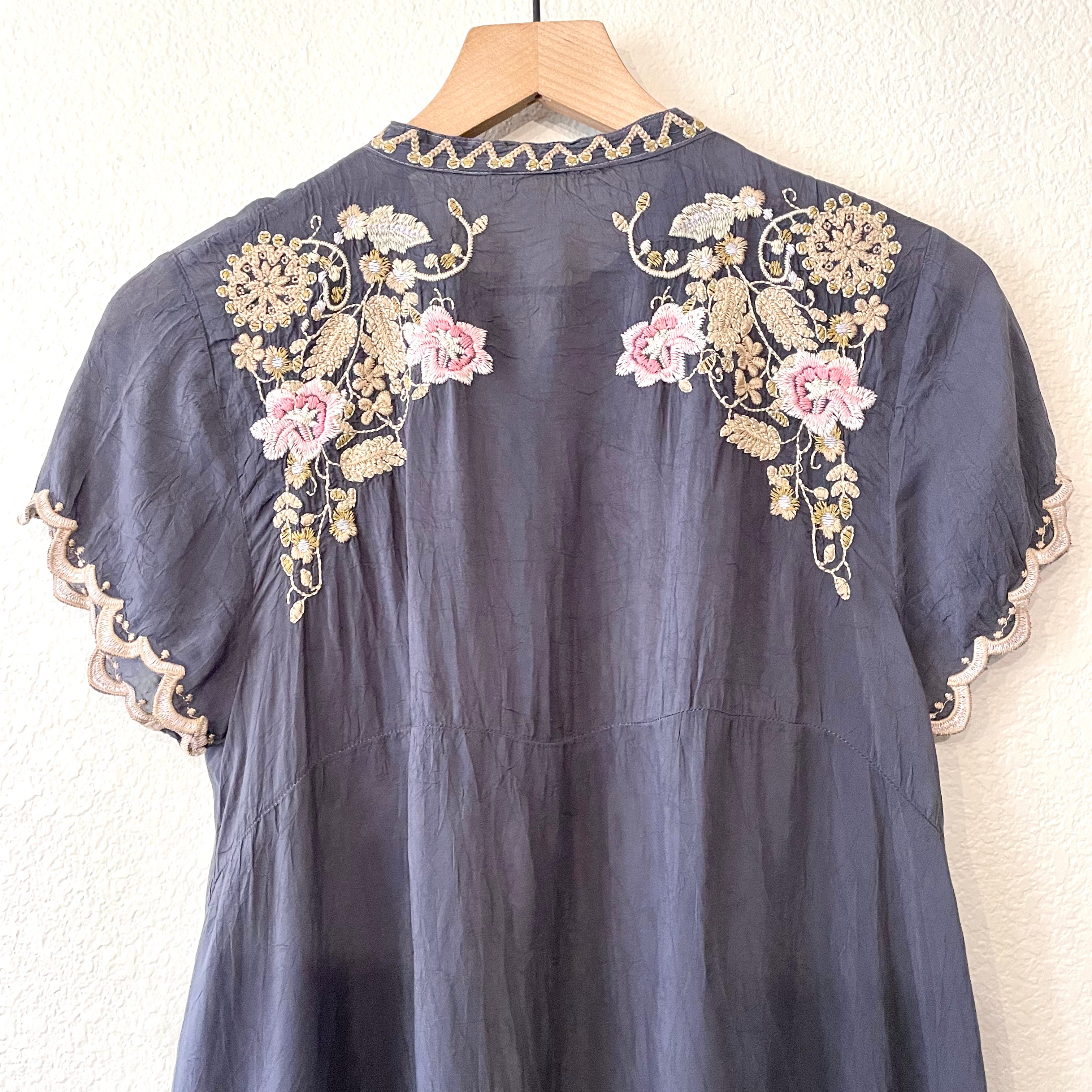 Floral Embroidered Tunic