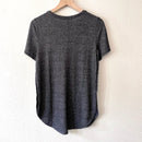 Round Hem Marled Top-7